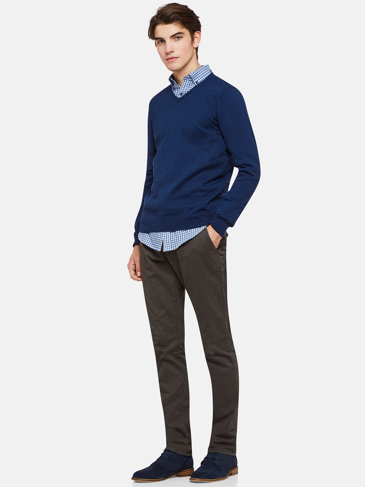 COTTON VNK CASHMERE BLEND KNIT