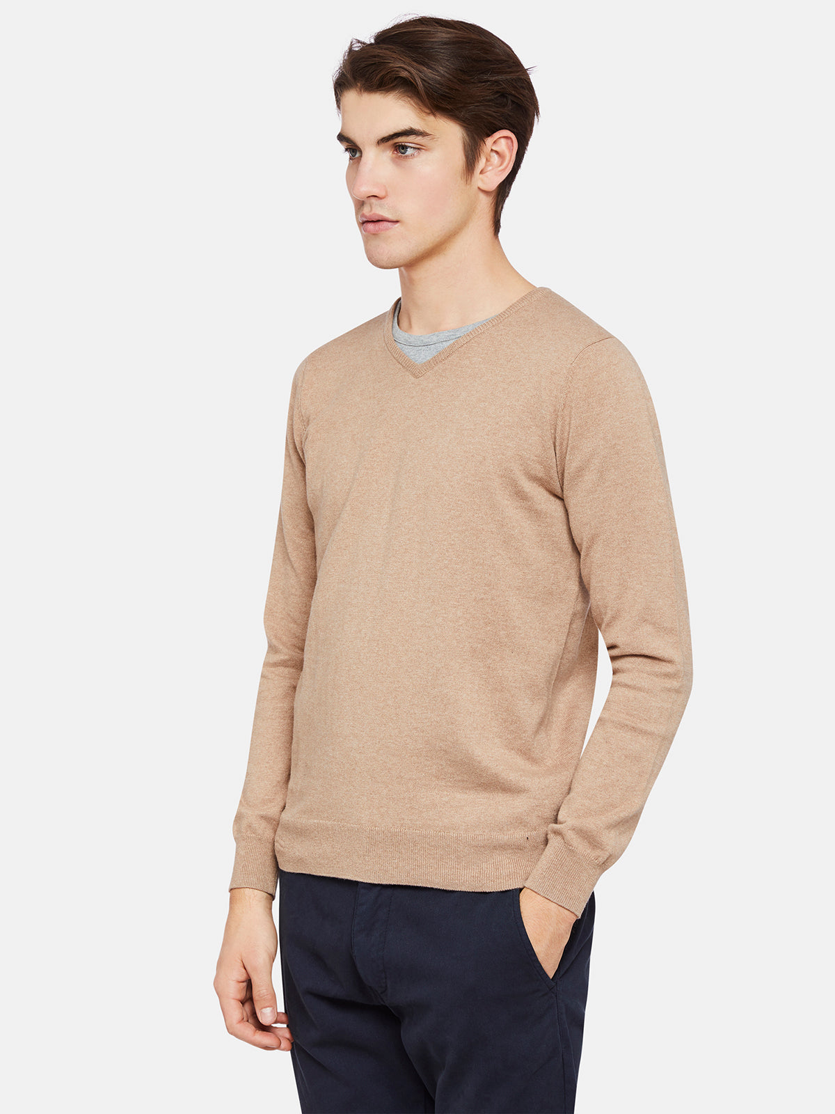 COTTON VNK CASHMERE BLEND KNIT