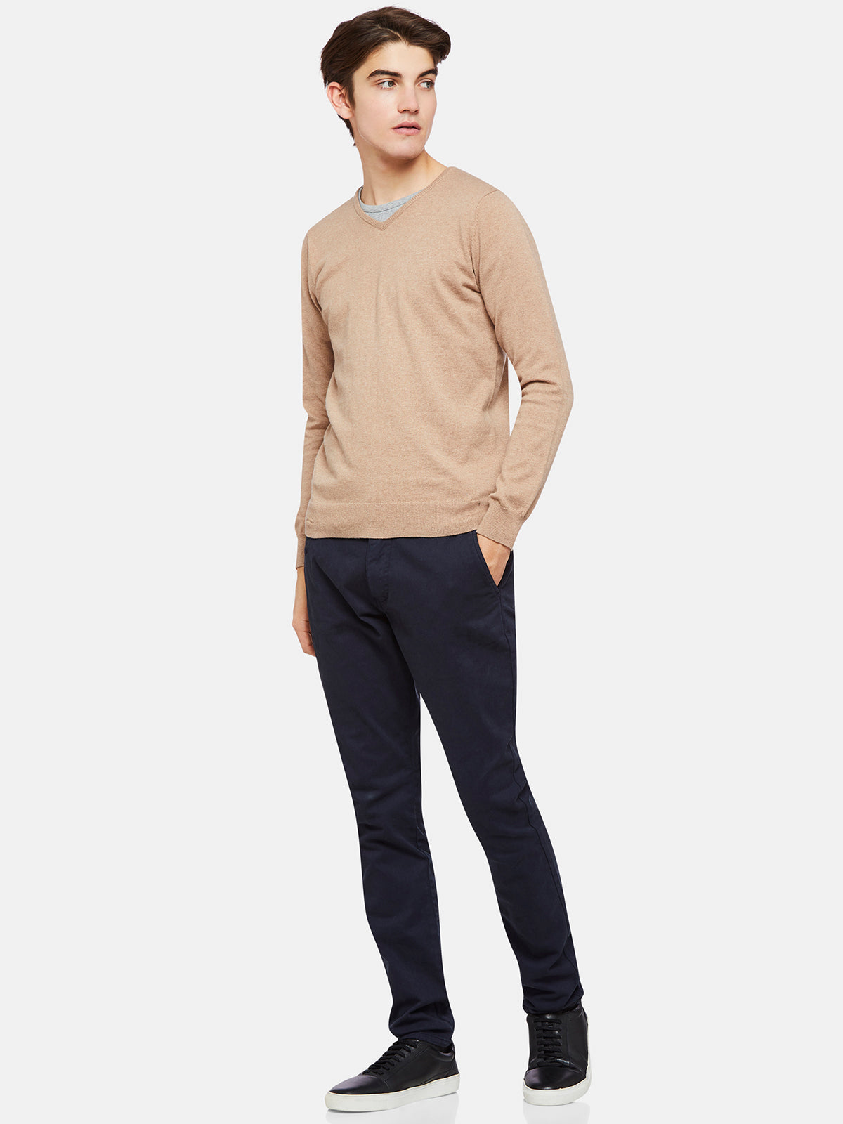 COTTON VNK CASHMERE BLEND KNIT