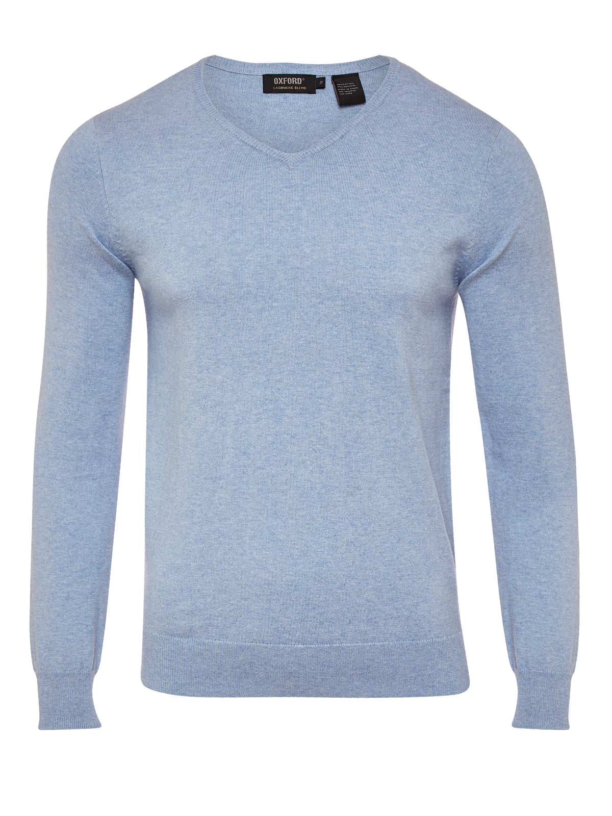 COTTON CASHMERE VNECK PULLOVER