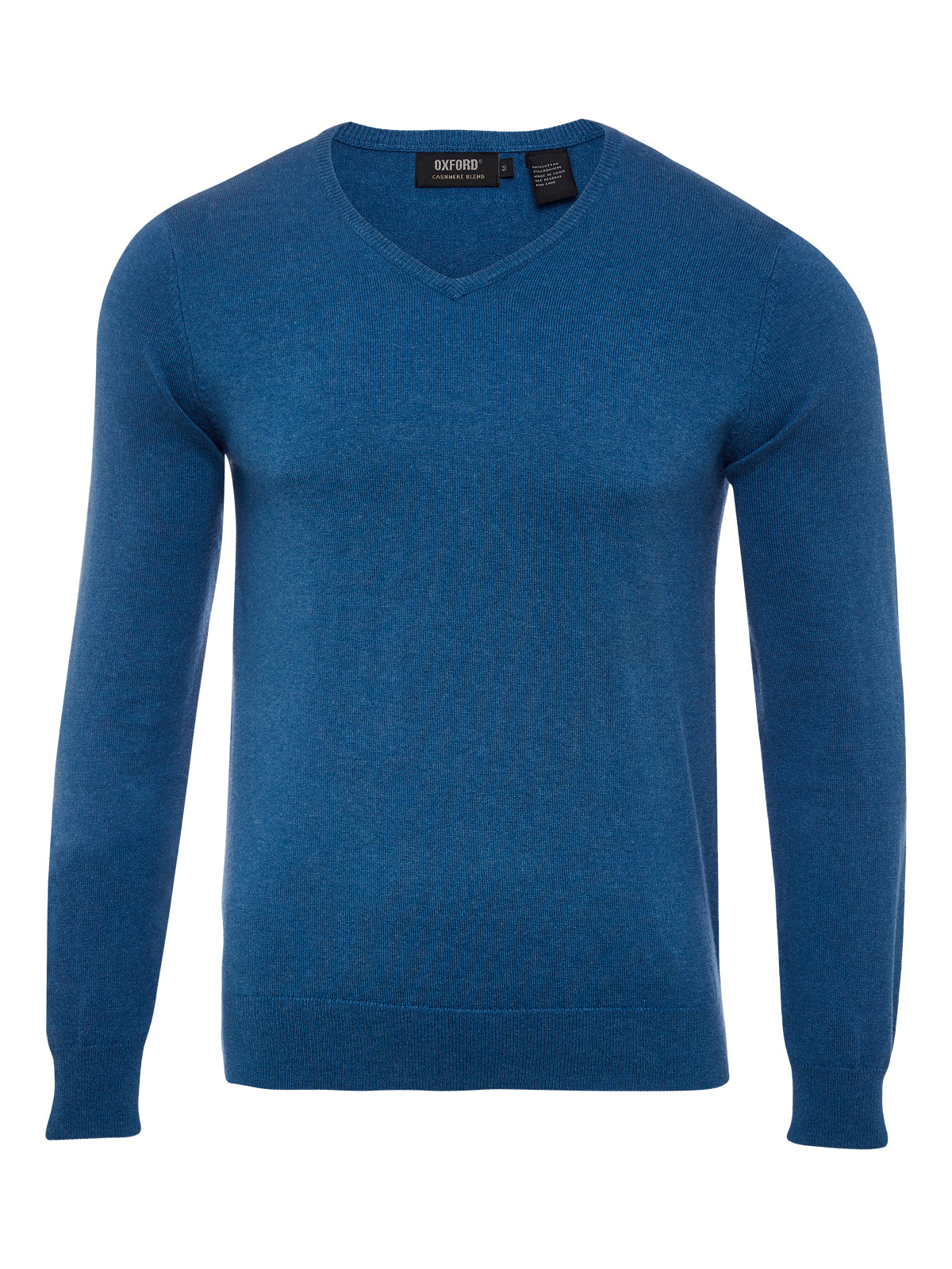 COTTON CASHMERE VNECK PULLOVER