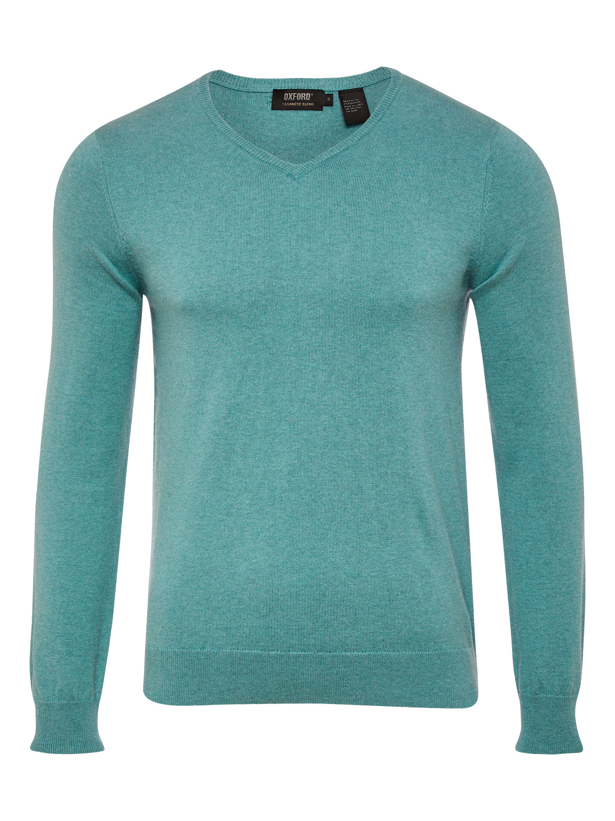 COTTON CASHMERE VNECK PULLOVER