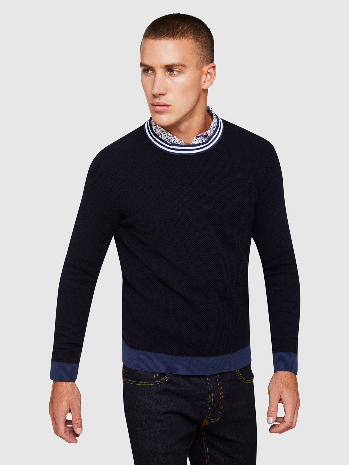 FRED COTTON CREW NECK KNIT