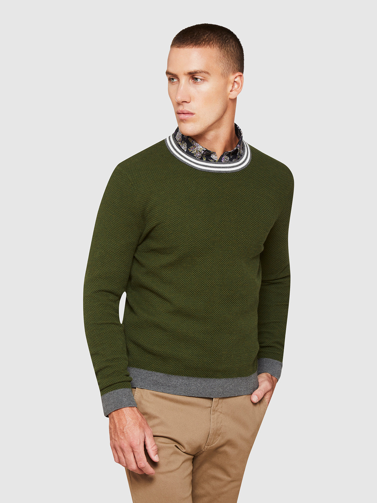 FRED COTTON CREW NECK KNIT