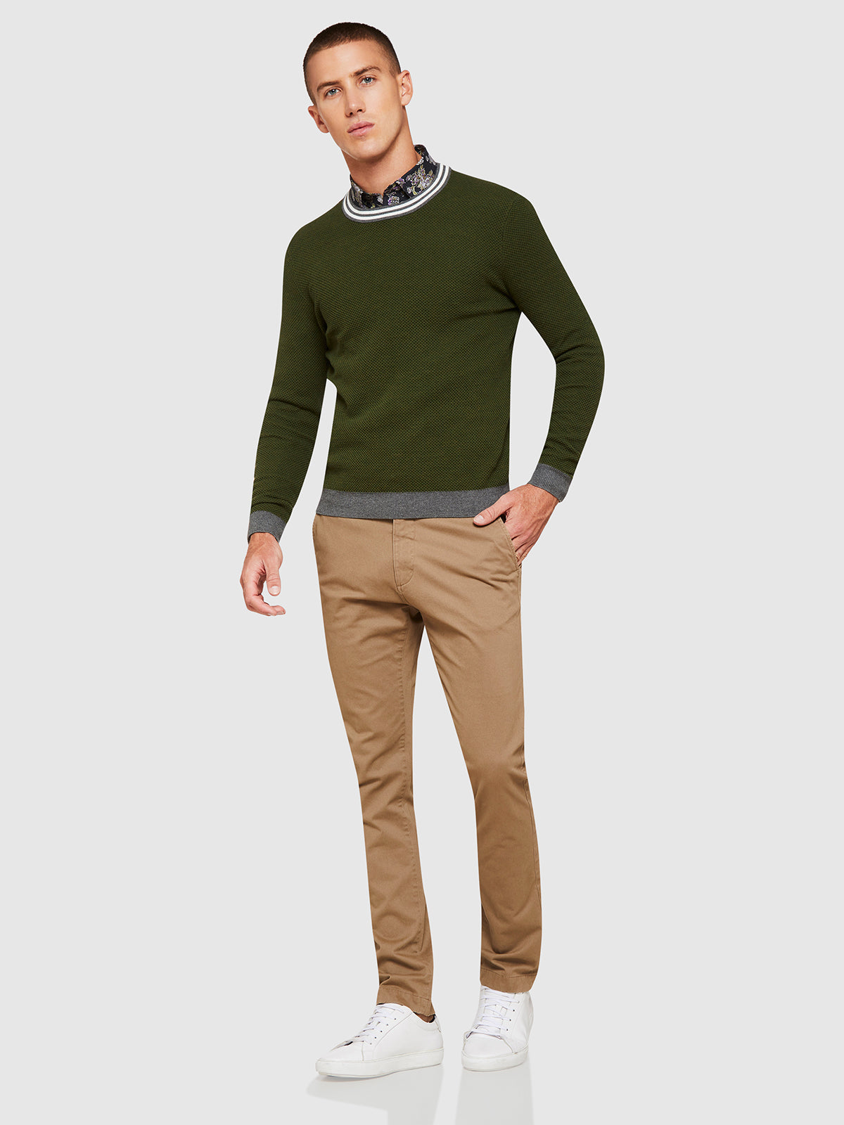 FRED COTTON CREW NECK KNIT