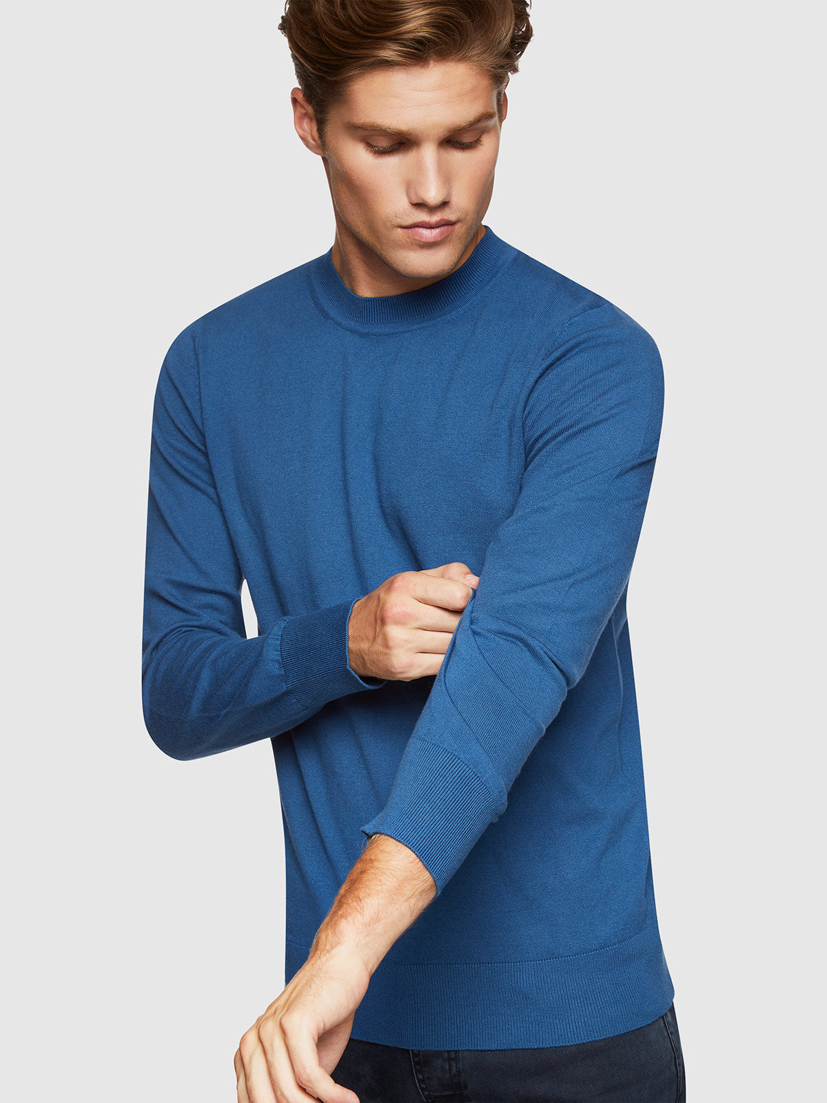 RUPERT COTTON/CASHMERE CREW NECK