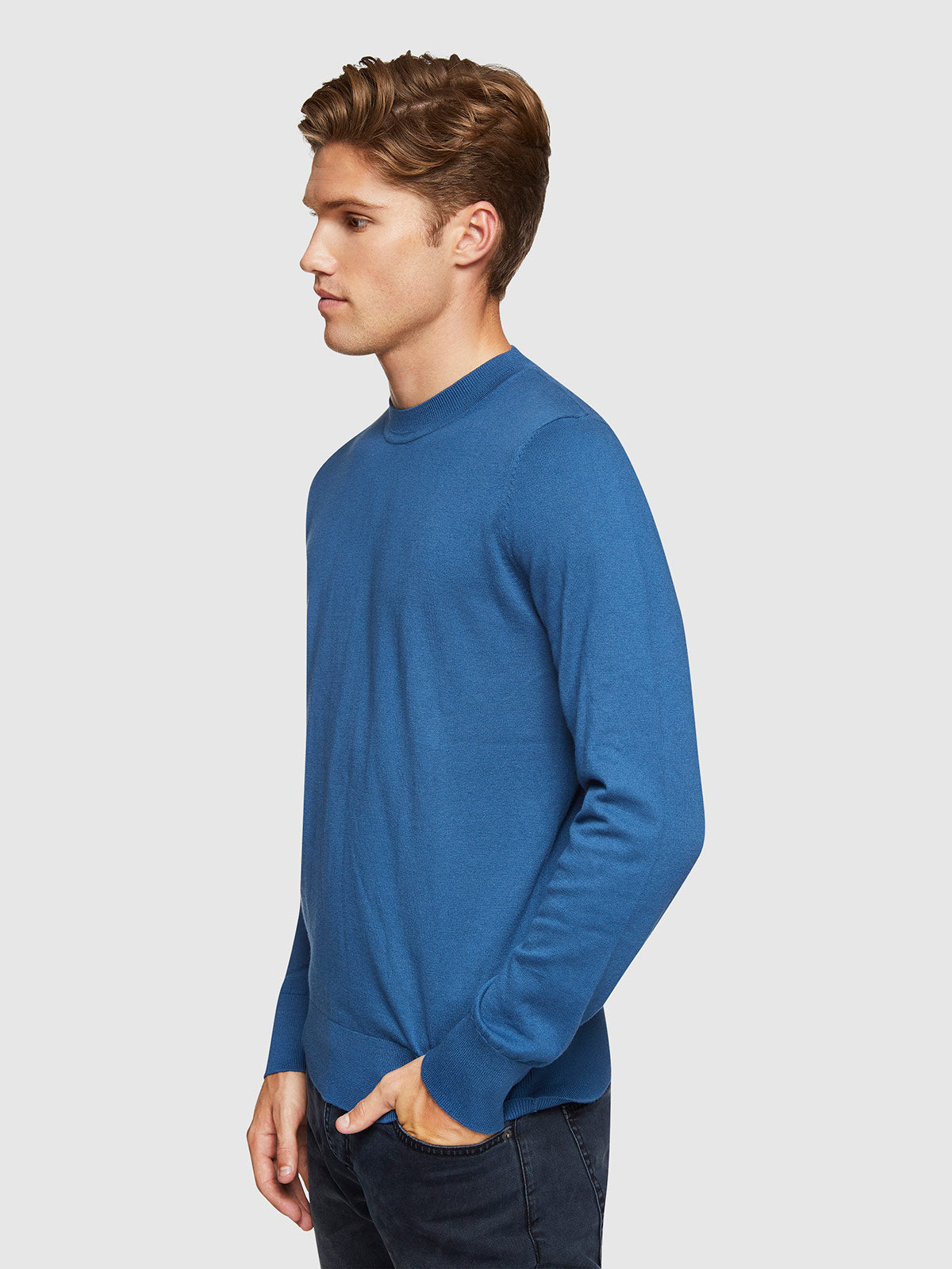 RUPERT COTTON/CASHMERE CREW NECK