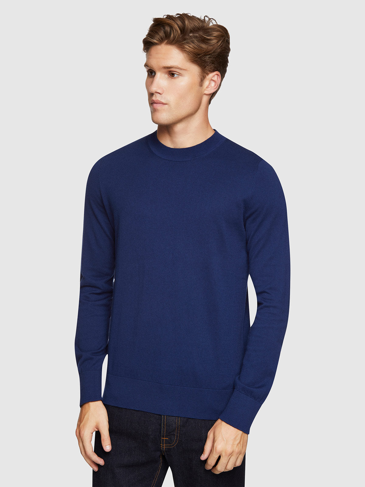 RUPERT COTTON/CASHMERE CREW NECK