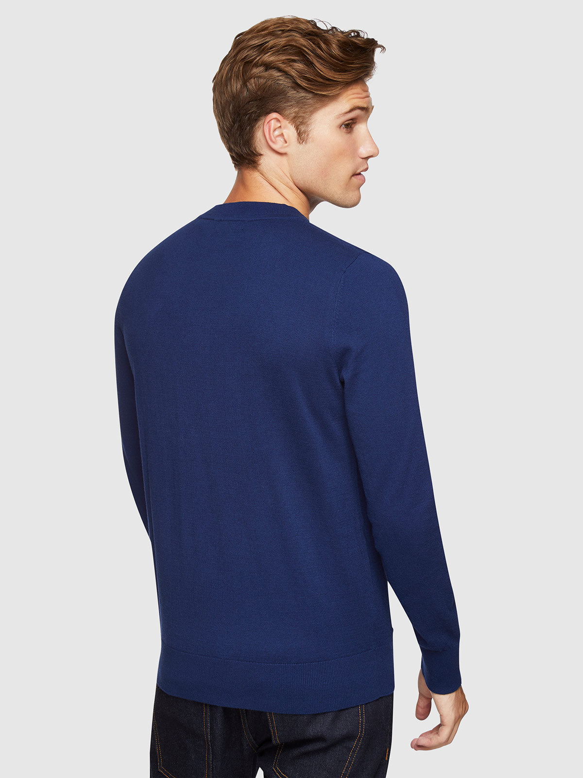 RUPERT COTTON/CASHMERE CREW NECK