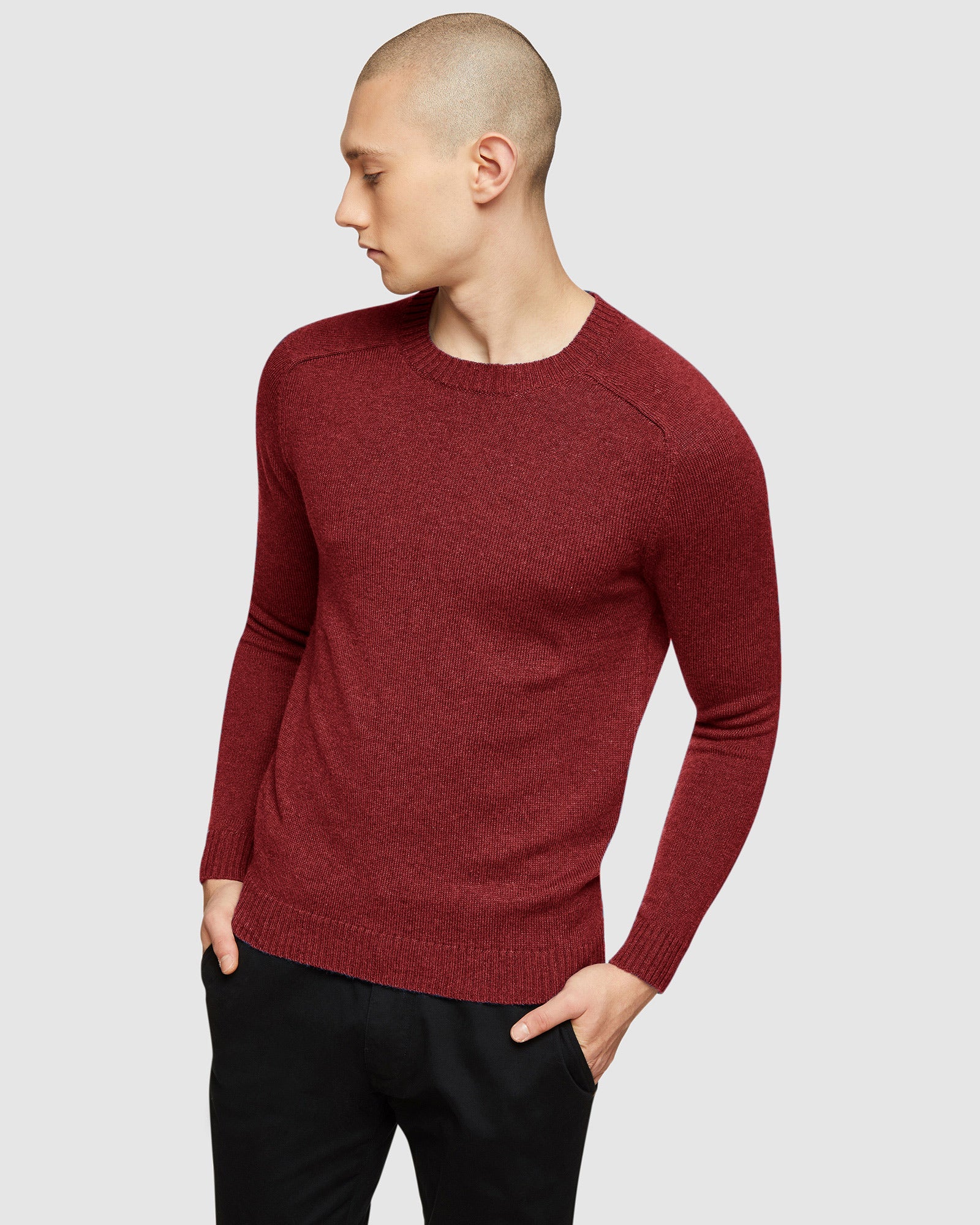 RITCHIE CREW NECK LAMBSWOOL KNIT