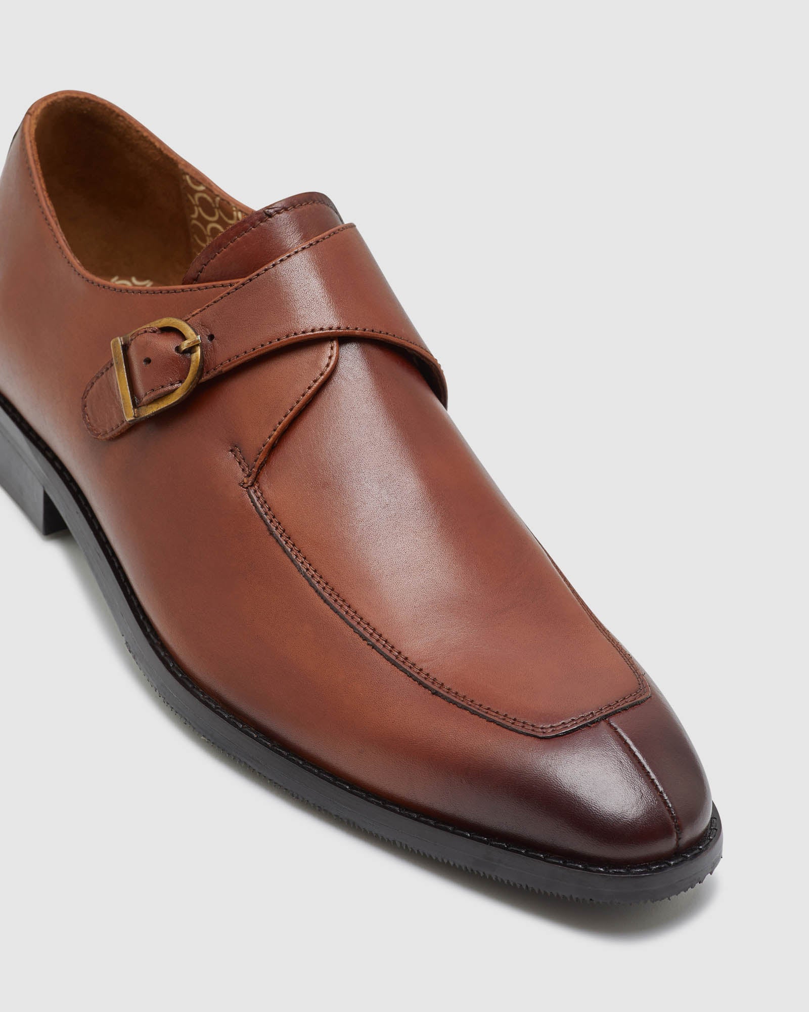 SEAN LEATHER MONK SHOES