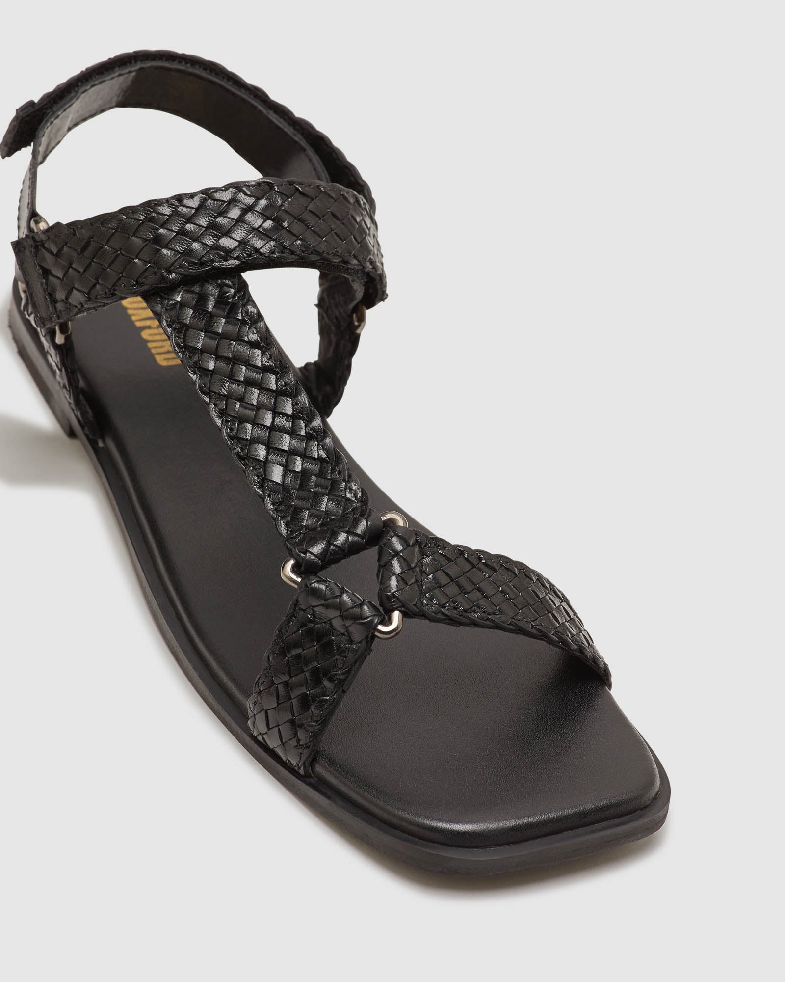 MARIKA PLAITED VELCRO SANDALS