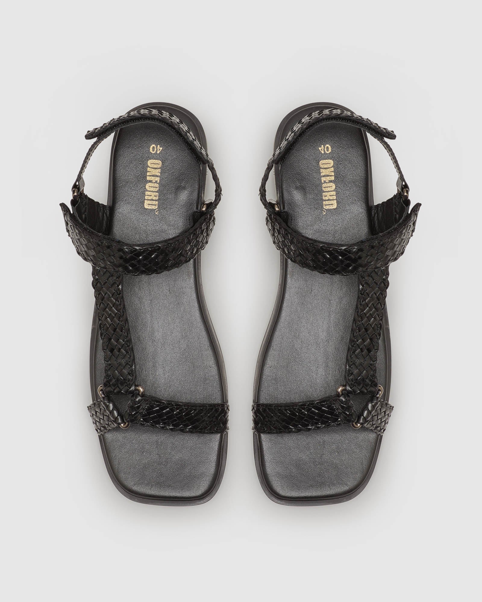 MARIKA PLAITED VELCRO SANDALS