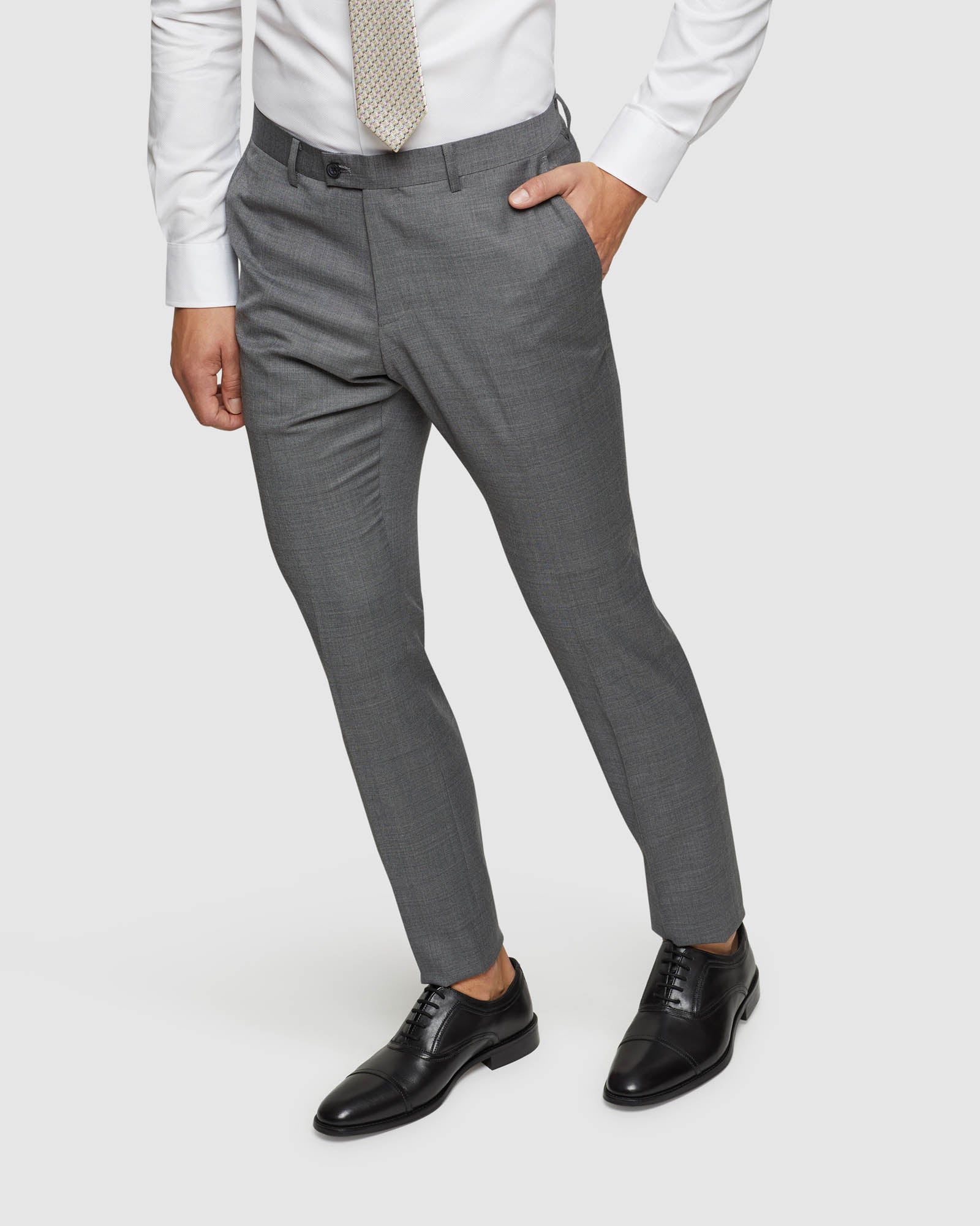 HOPKINS WOOL STRETCH SUIT TROUSER