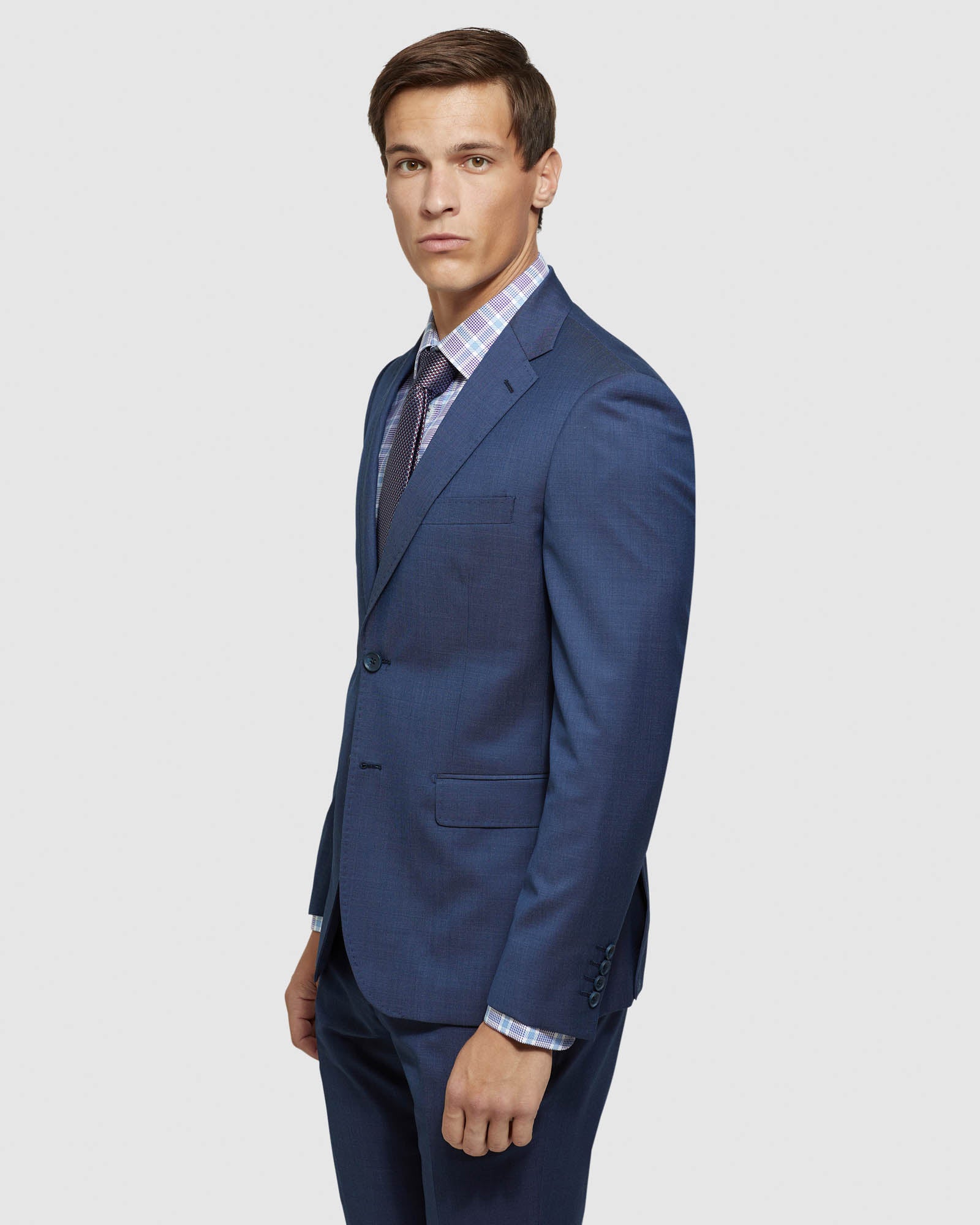 BYRON WOOL STRETCH SUIT JACKET