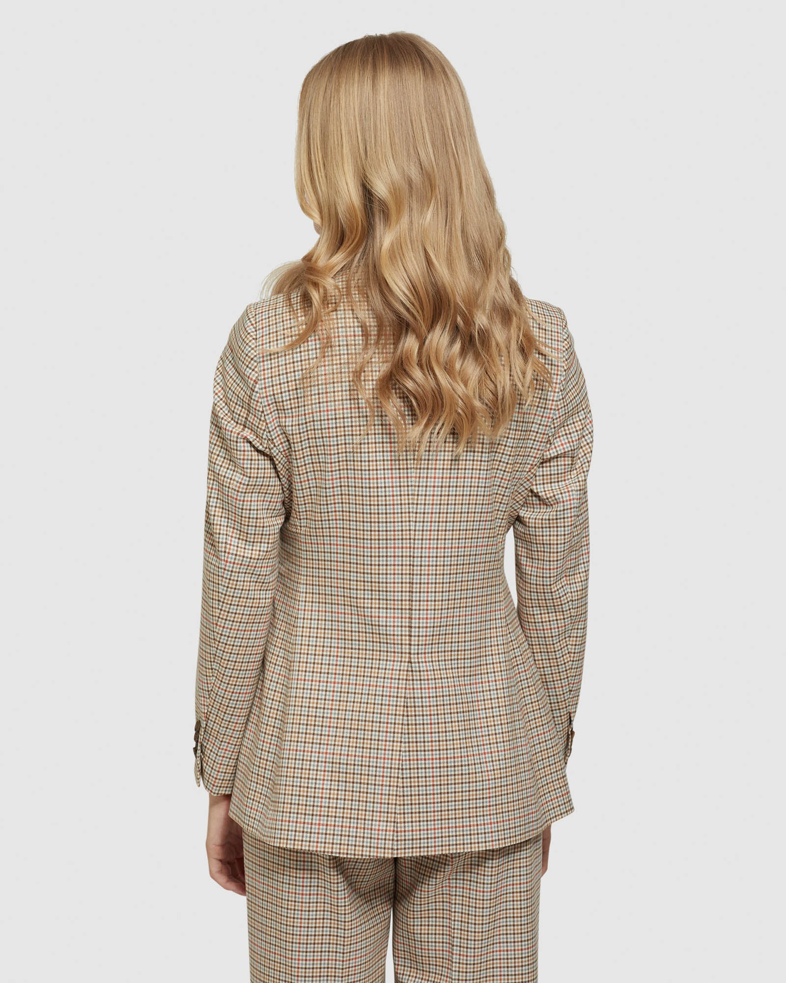 LOLA STRETCH ECO CHECKED BLAZER