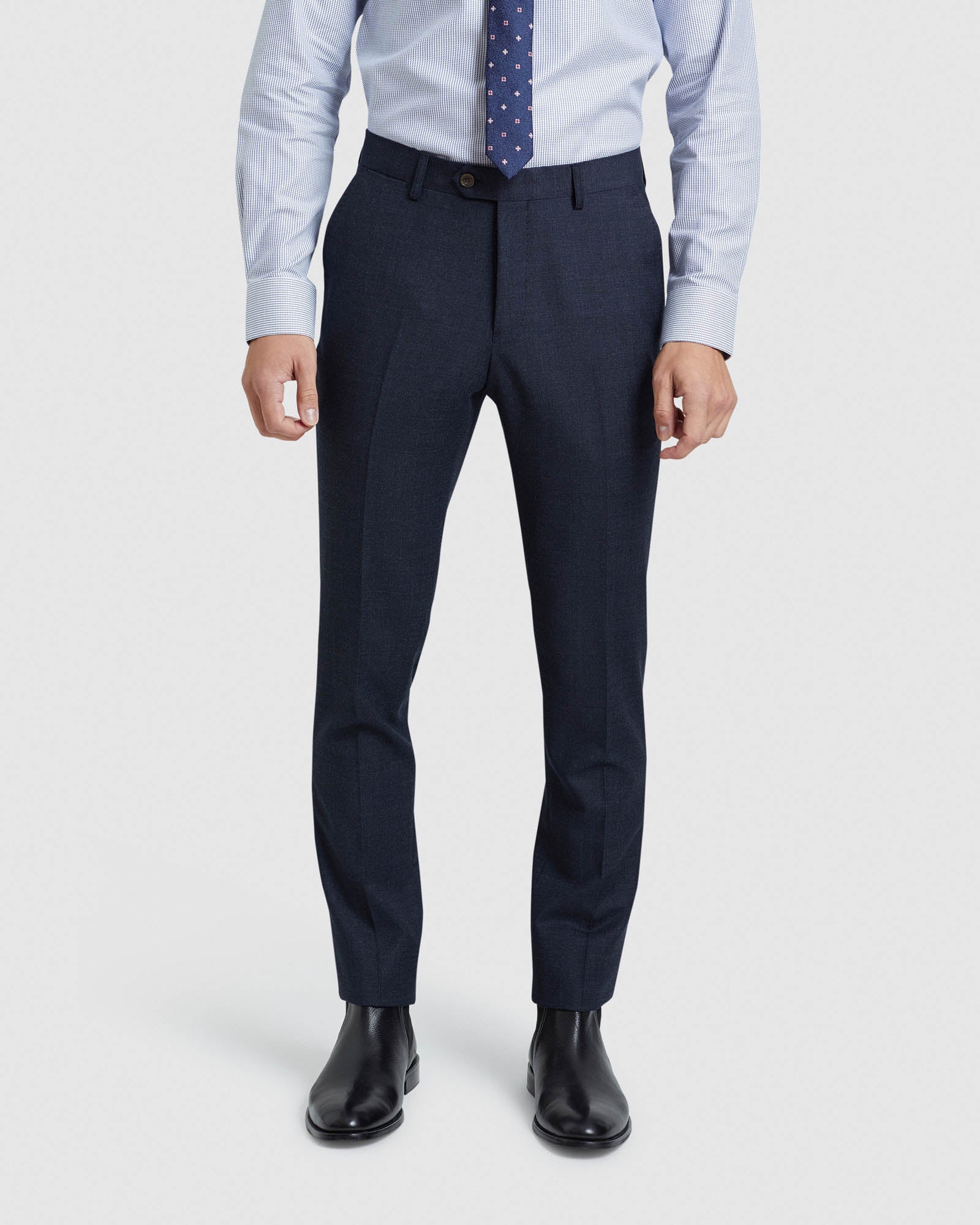 BYRON WOOL STRETCH SUIT TROUSERS