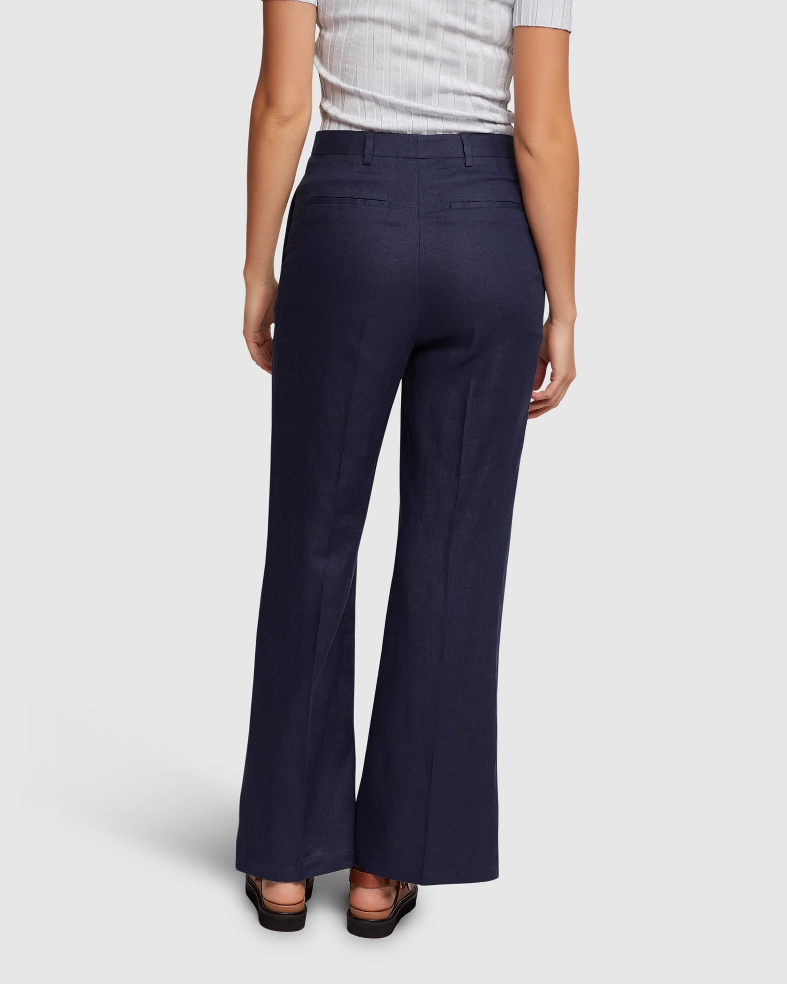 LAUREN LINEN WIDE LEG PANTS