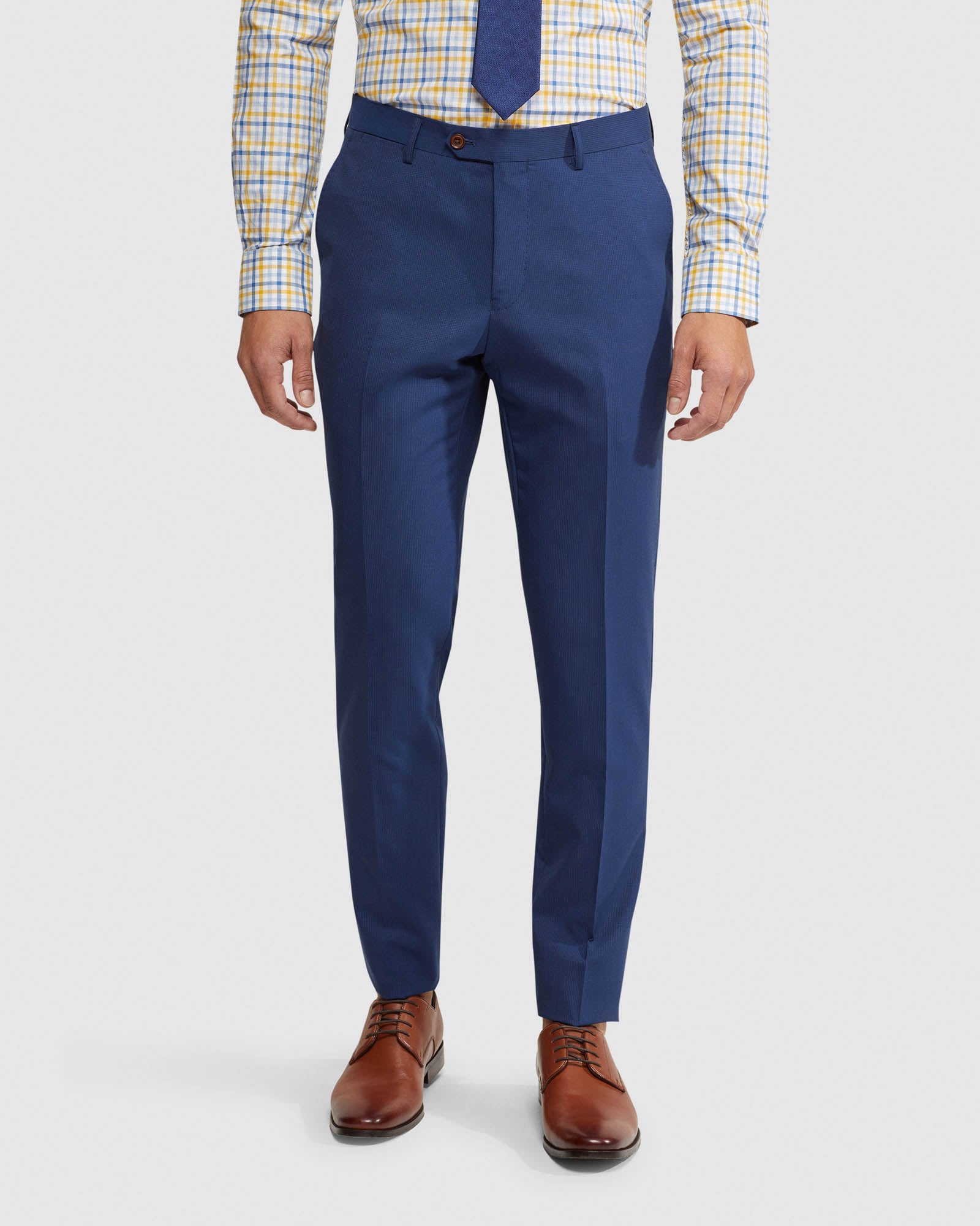 BYRON WOOL STRETCH SUIT TROUSERS