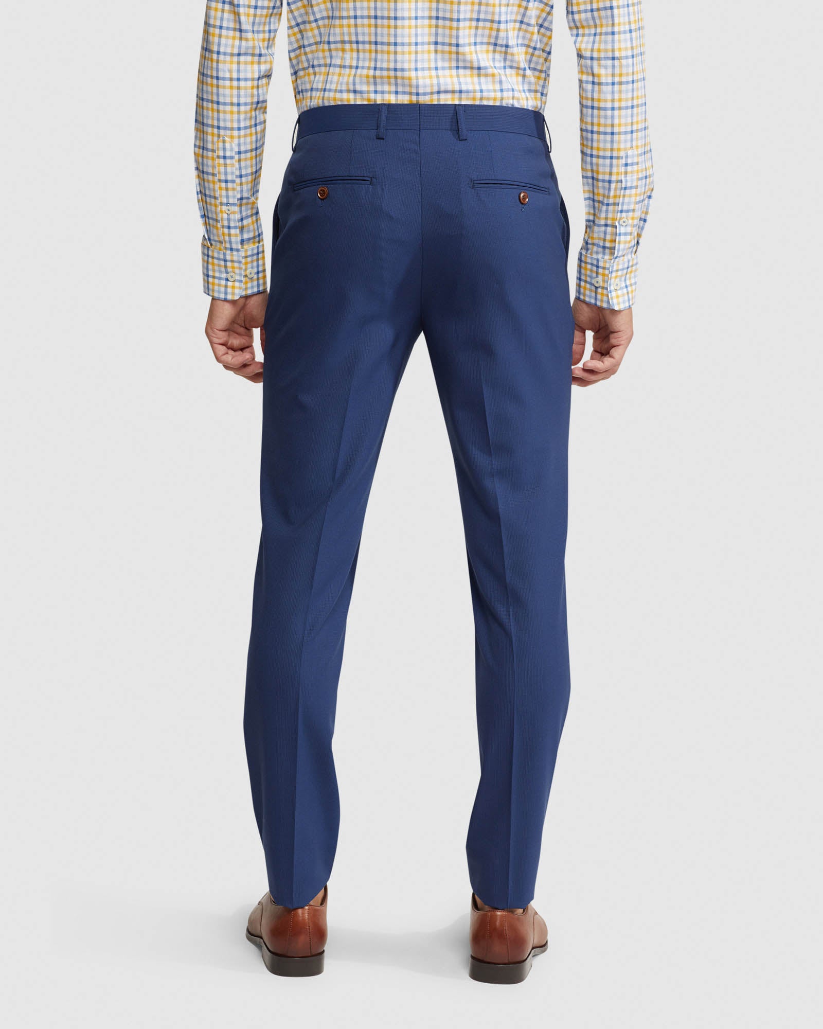 BYRON WOOL STRETCH SUIT TROUSERS