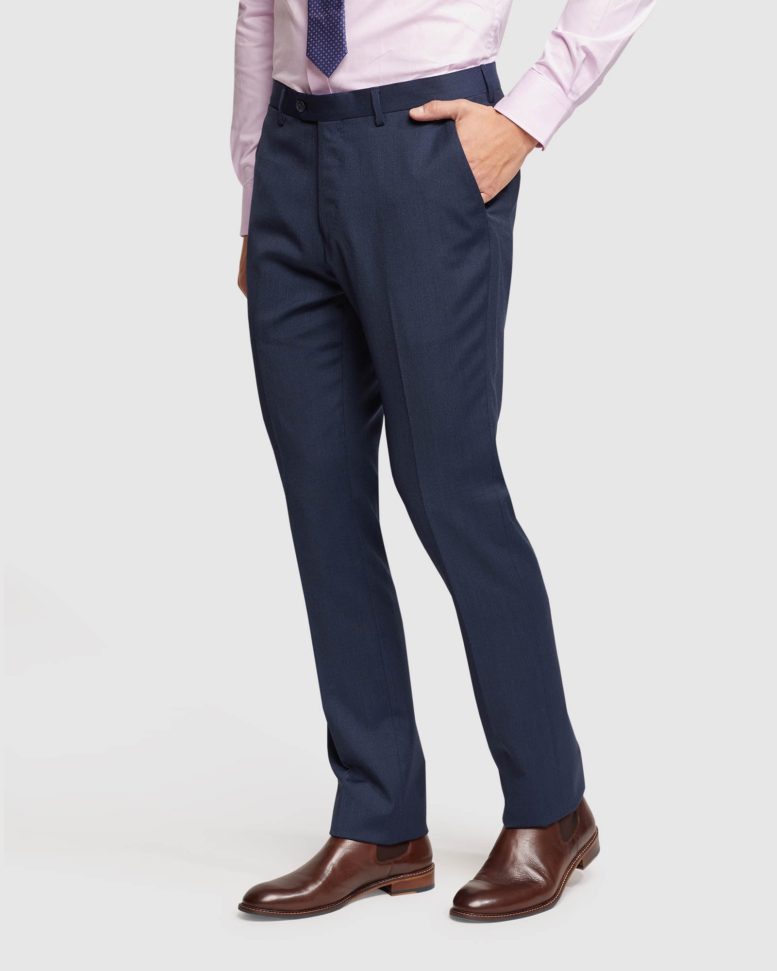 AUDEN WOOL STRETCH SUIT TROUSERS