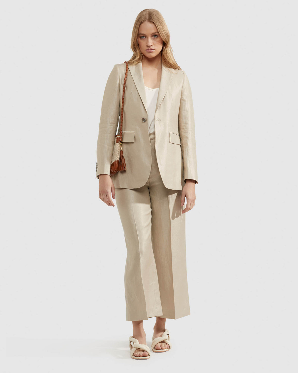 LOLA LINEN TWILL JACKET – Oxford Shop