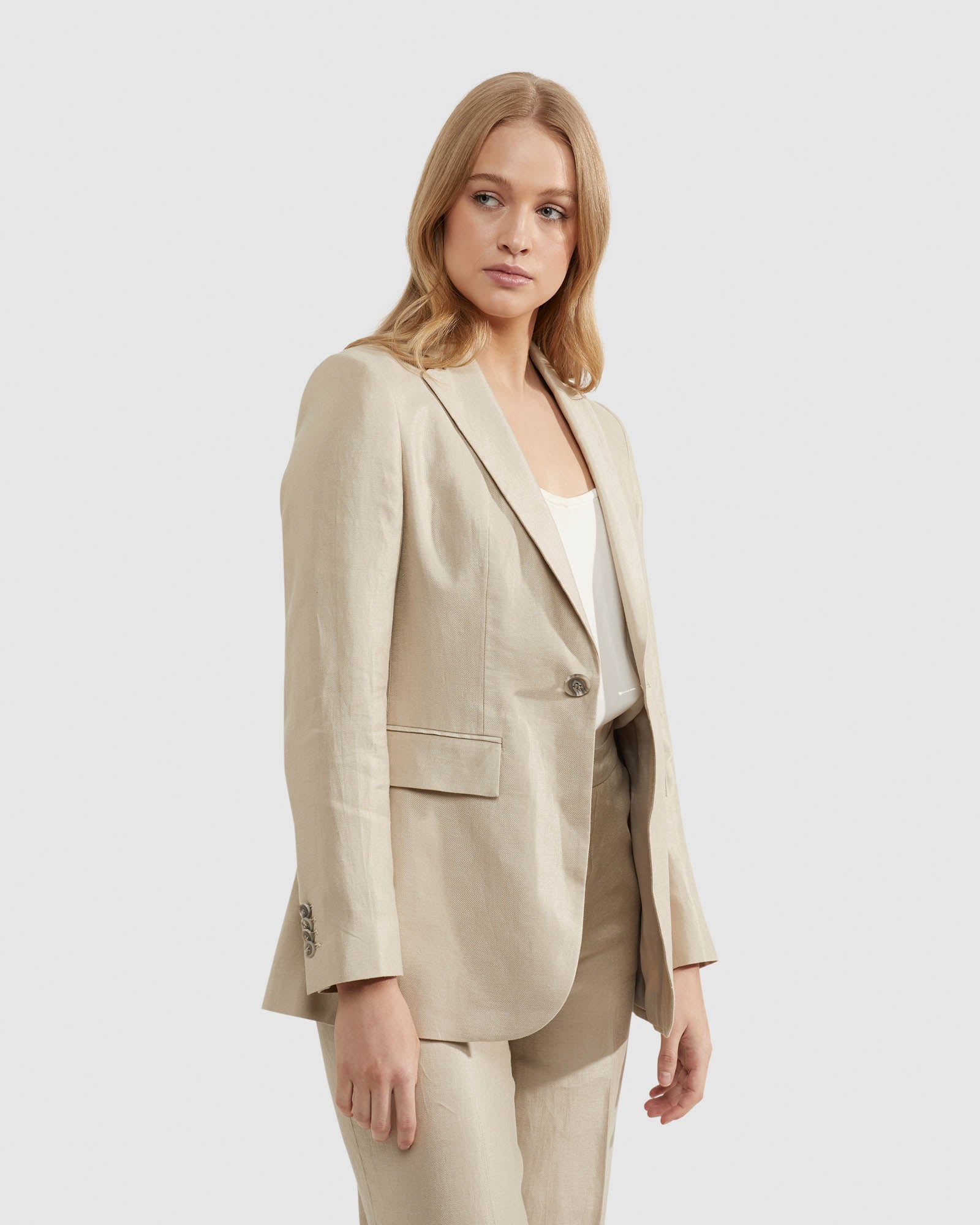 LOLA LINEN TWILL JACKET