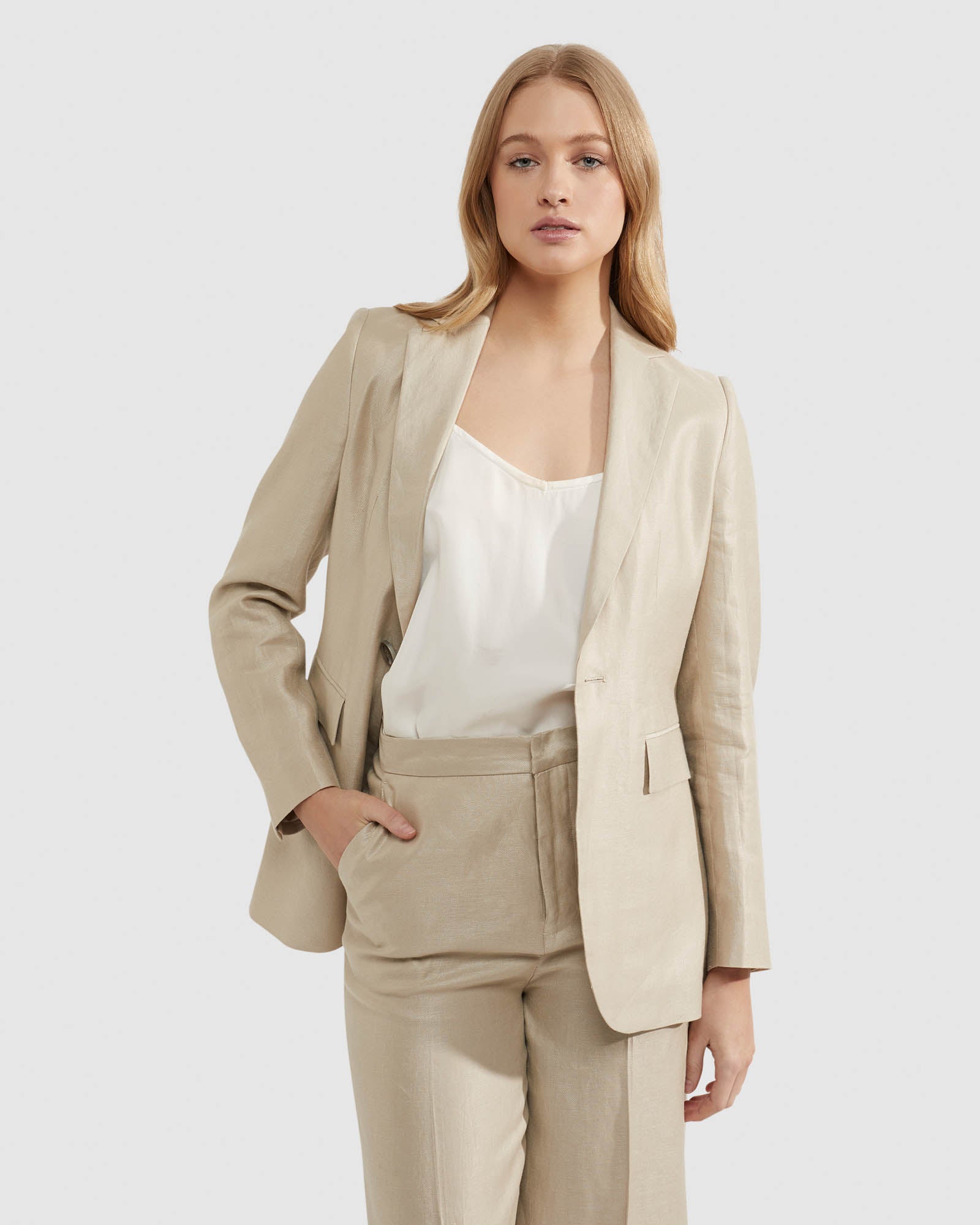 LOLA LINEN TWILL JACKET