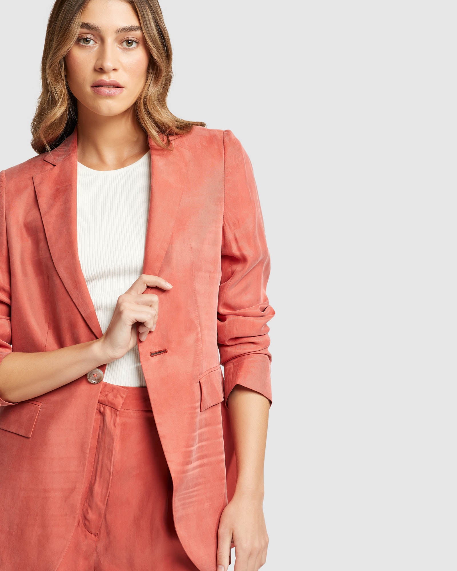 LOLA CUPRO BLEND BLAZER