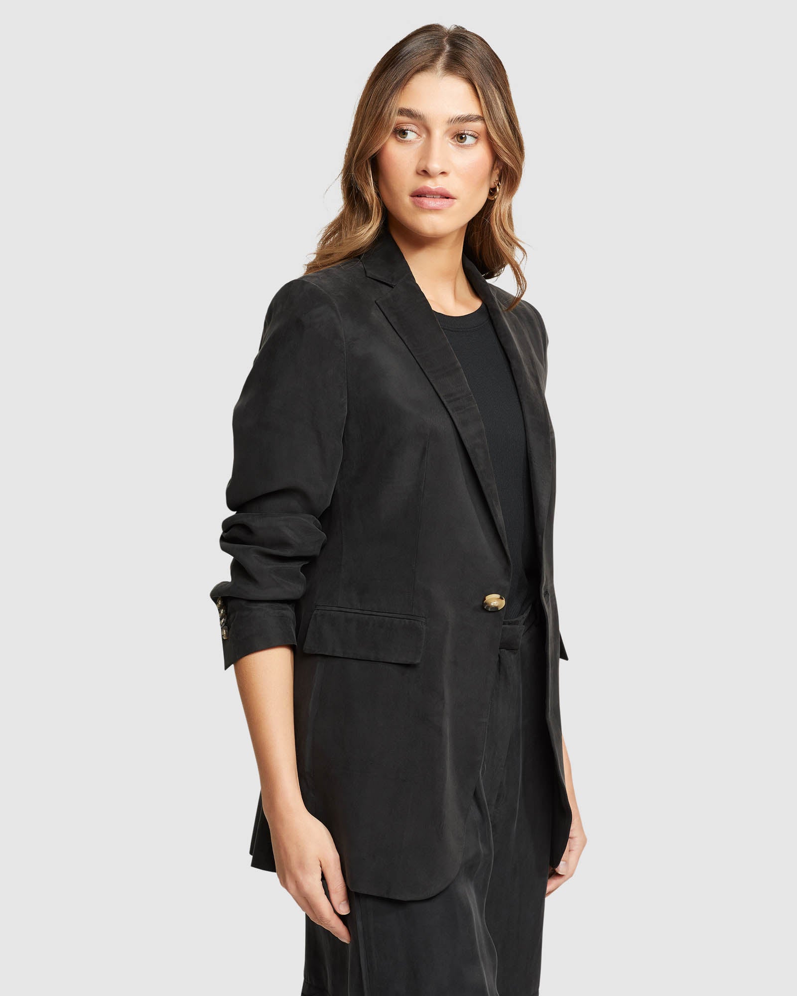 LOLA CUPRO BLEND BLAZER