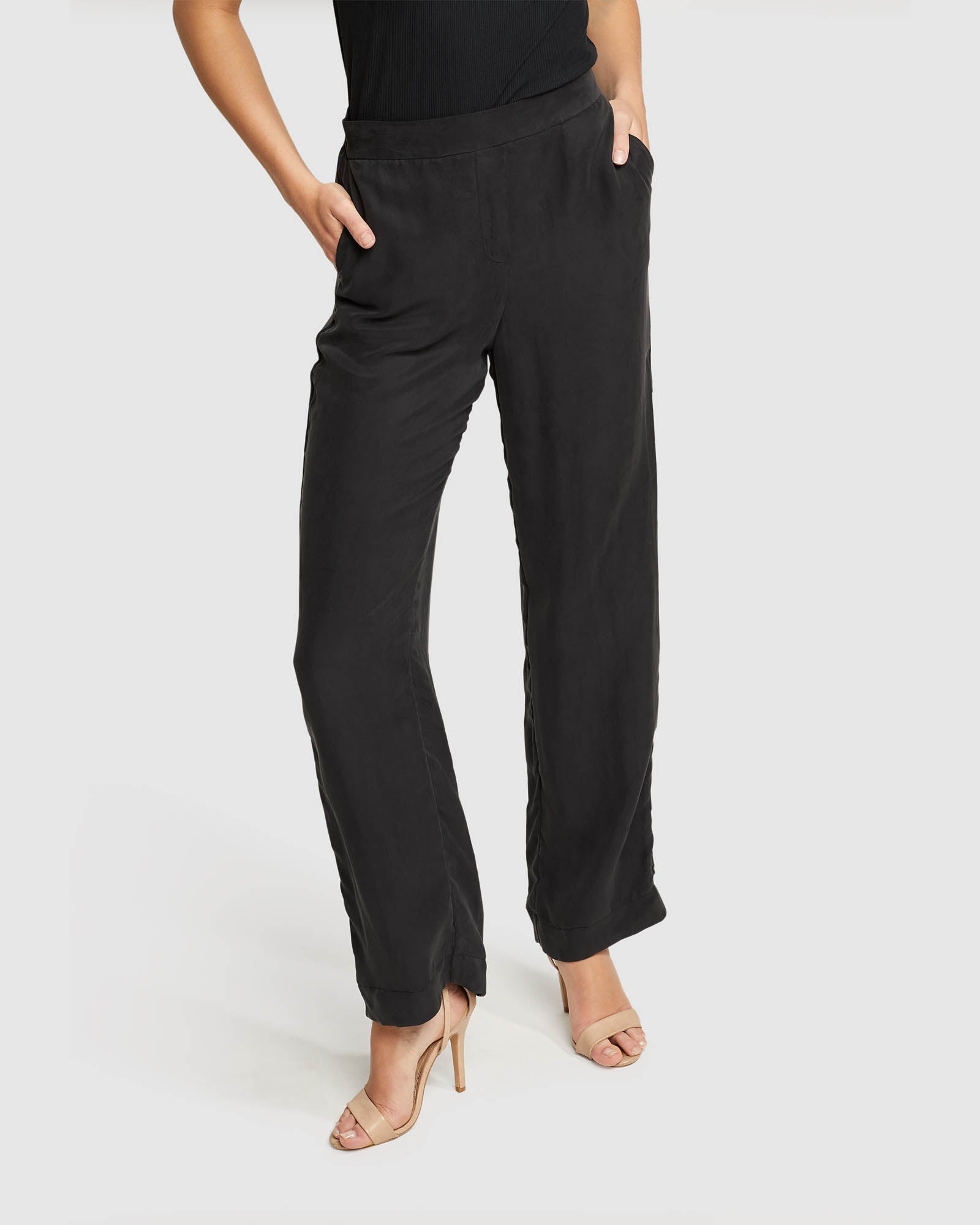 KATERINA CUPRO BLEND PANTS