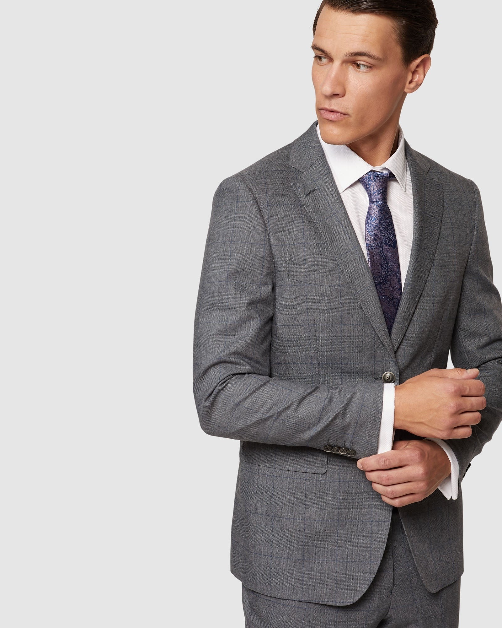 AUDEN WOOL STRETCH SUIT JACKET