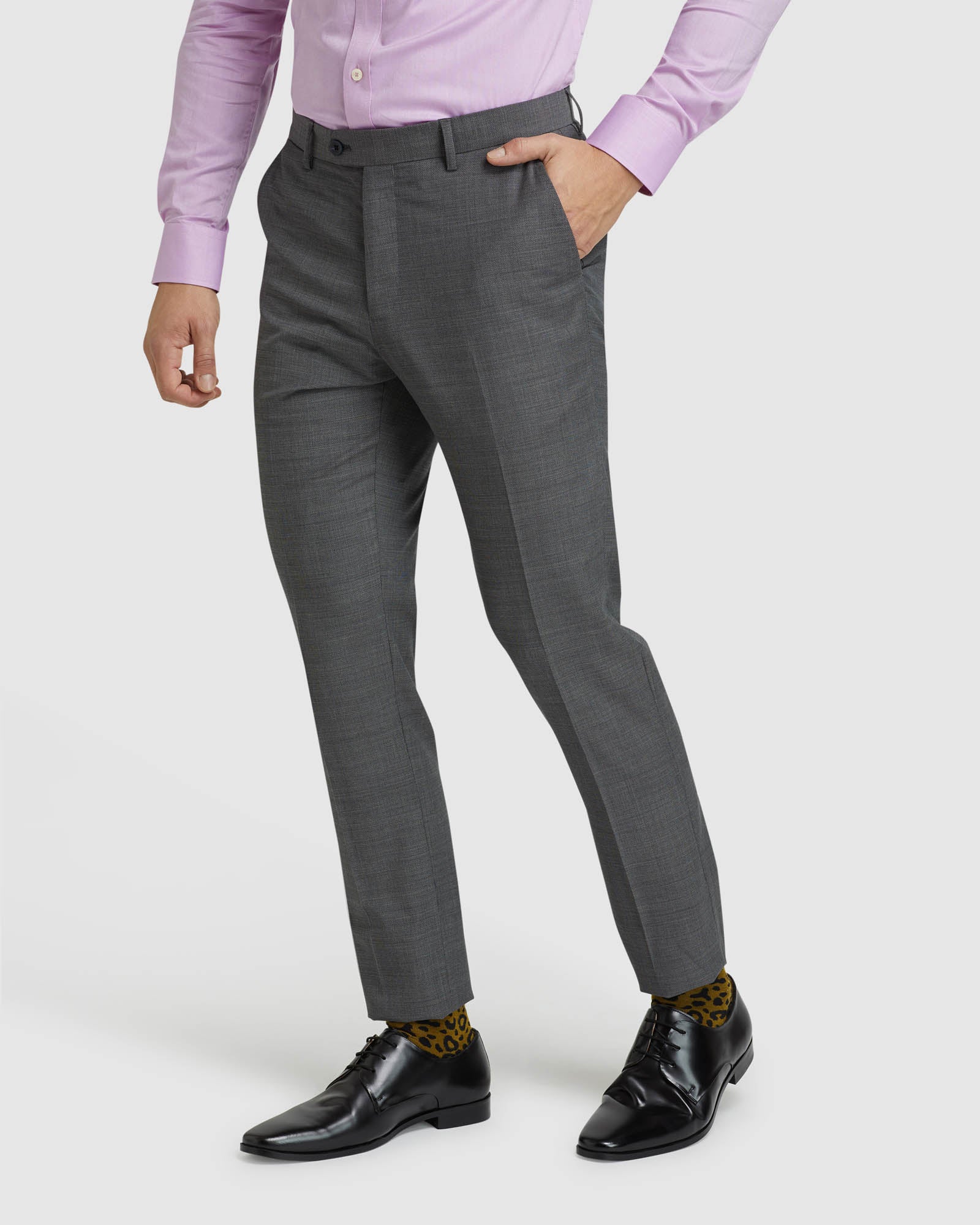 BYRON WOOL SUIT TROUSERS