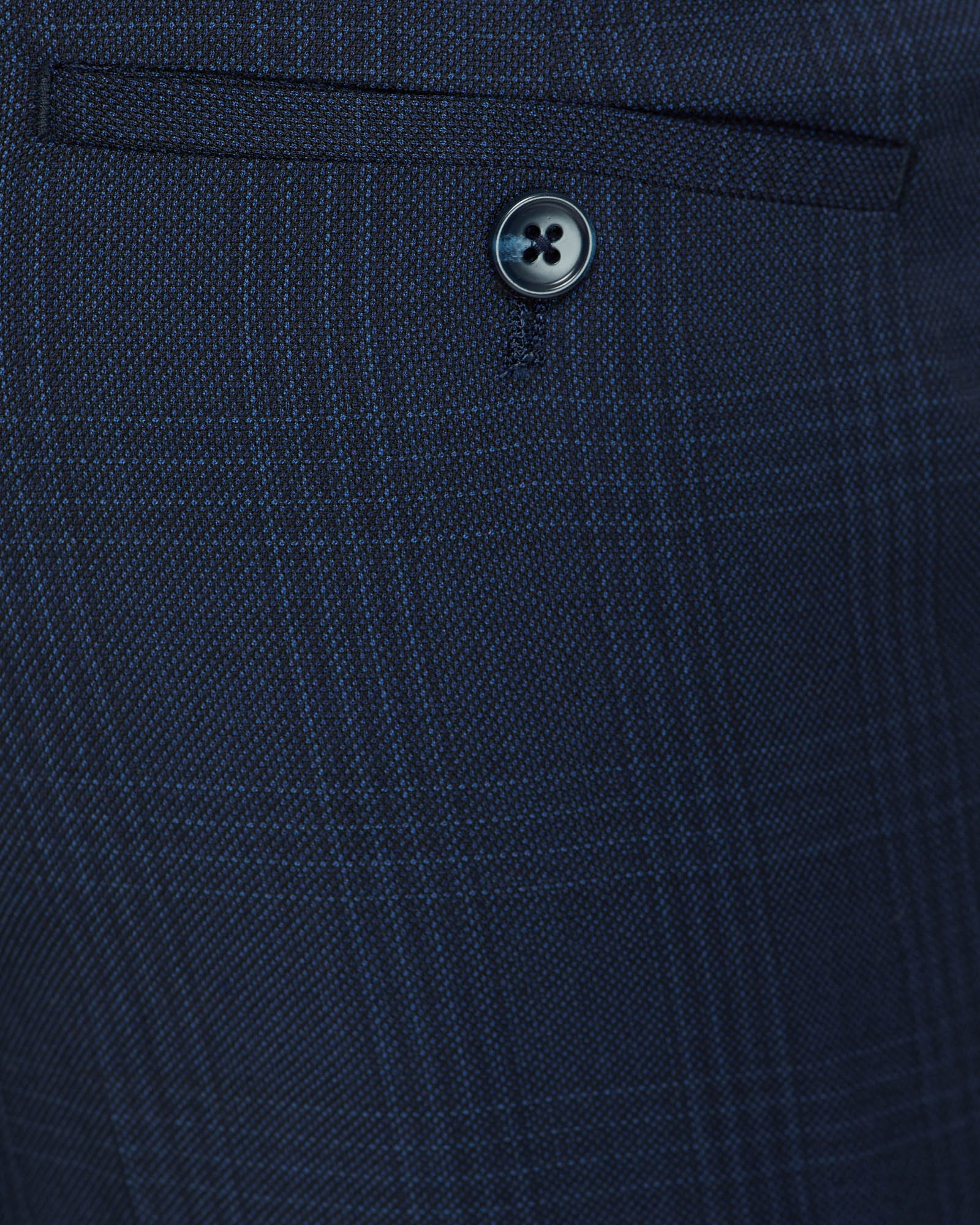 HOPKINS WOOL RICH CHECK SUIT PANTS