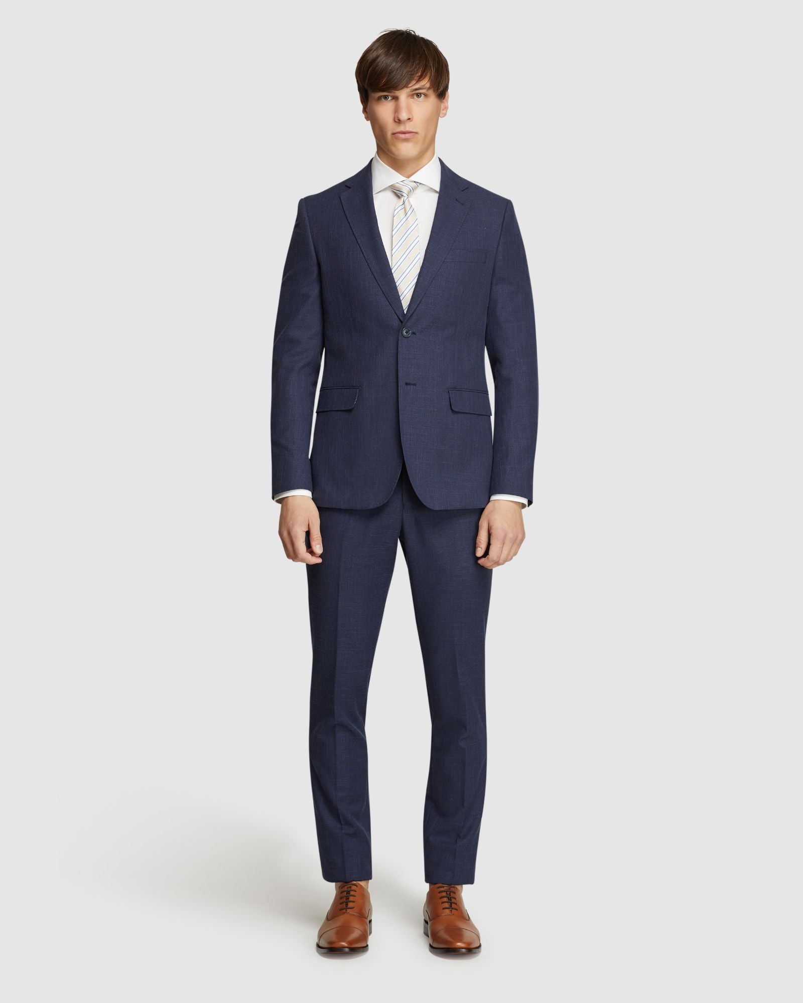 BYRON WOOL RICH SUIT TROUSERS