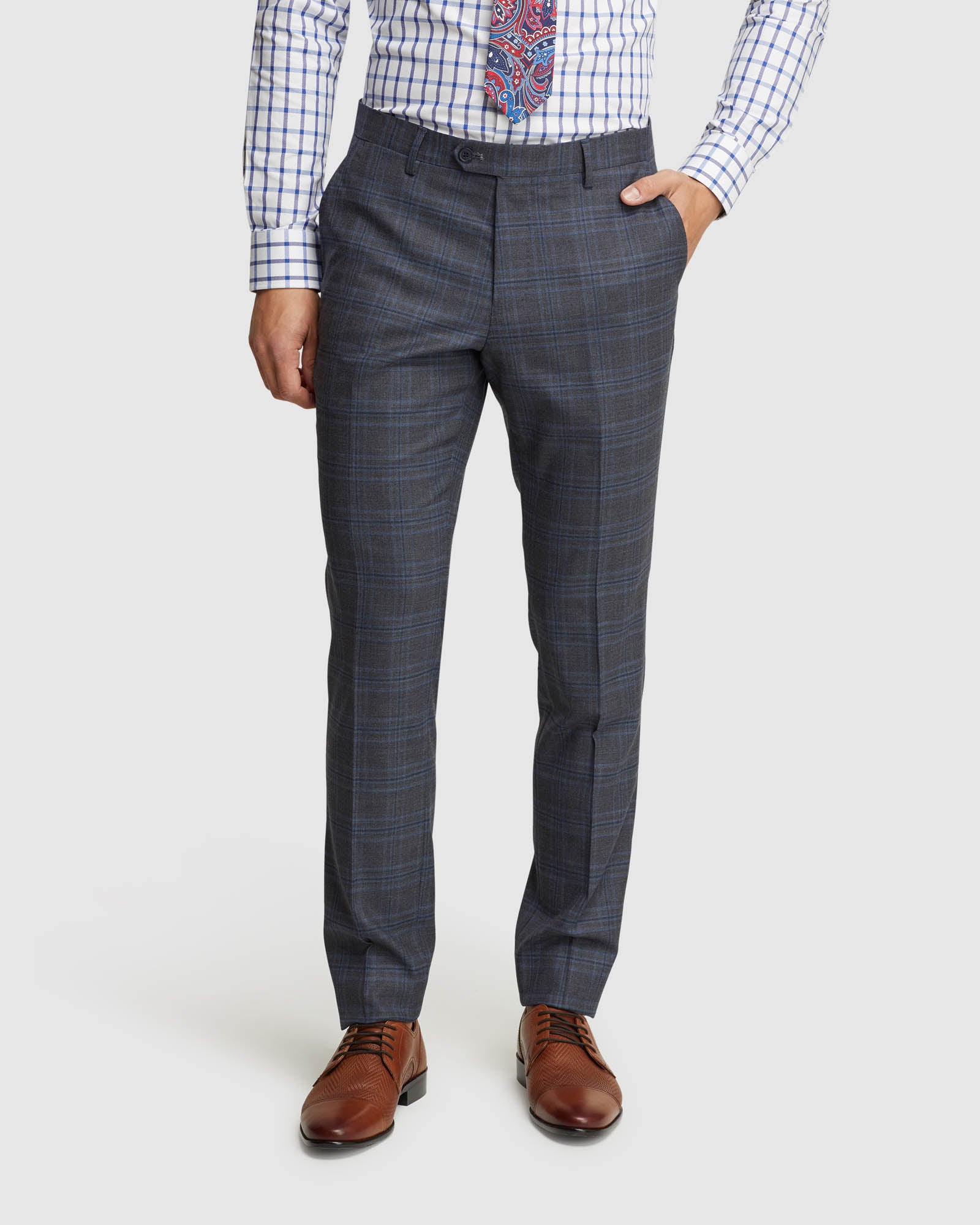 AUDEN WOOL STRETCH CCK SUIT PANTS