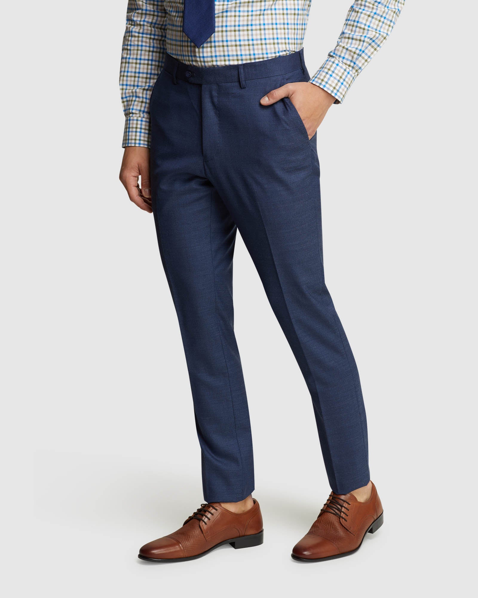 BYRON WOOL SUIT TROUSERS