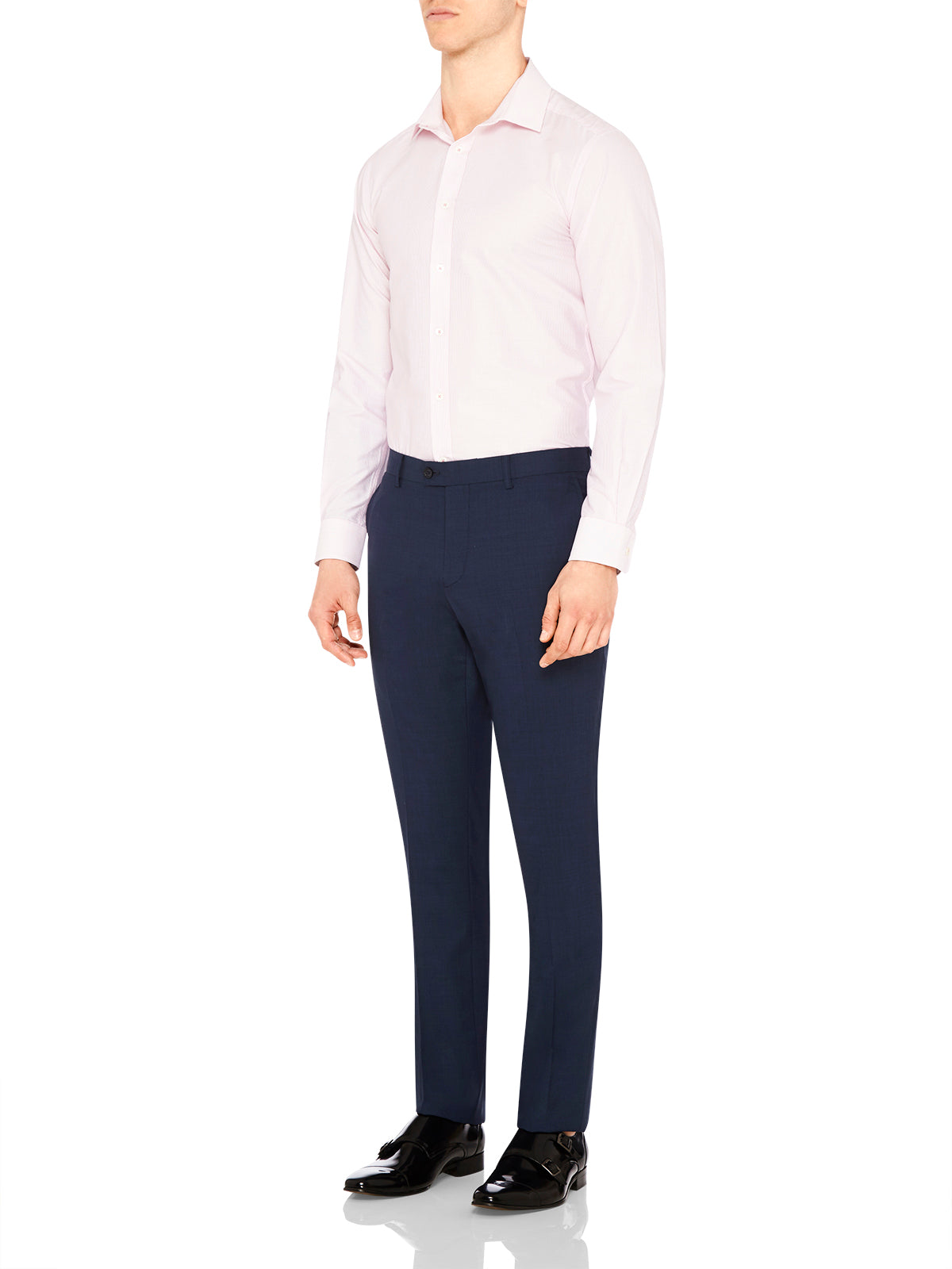 HOPKINS PEAK LAPEL WOOL TROUSER