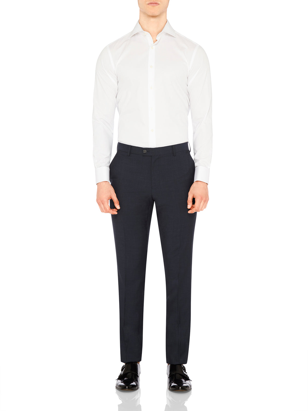 NEW HOPKINS SUIT TROUSERS GUNMTAL