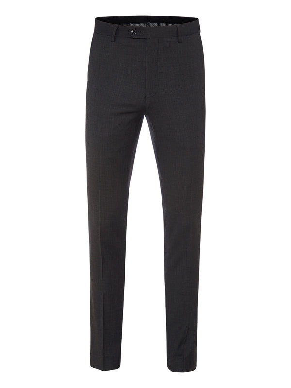 Black super 100s pure wool slim fit Trousers