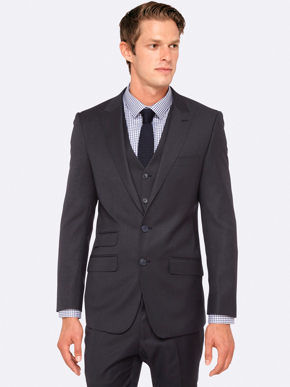 HOPKINS PEAK LAPEL SUIT JACKET