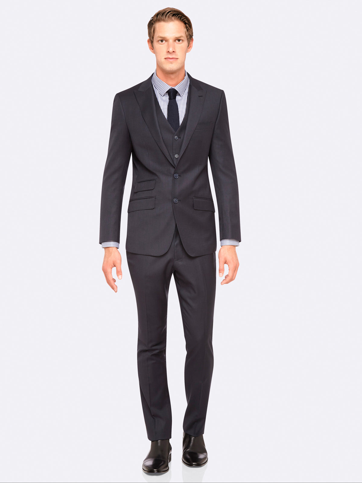 HOPKINS PEAK LAPEL SUIT JACKET