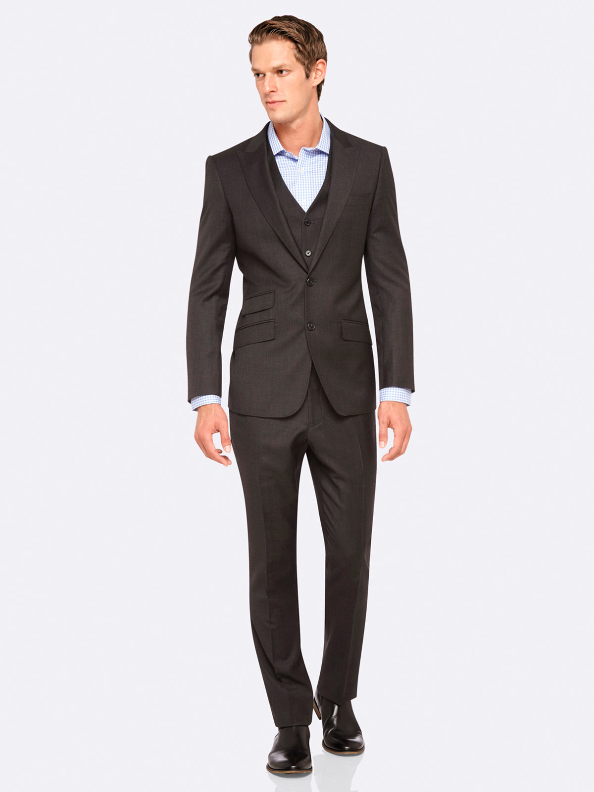 HOPKINS WOOL SUIT TROUSERS