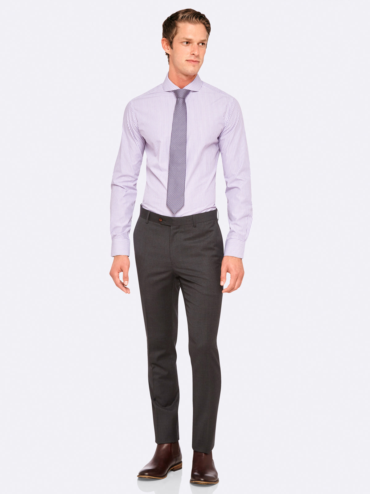 MARLOWE WOOL SUIT TROUSERS