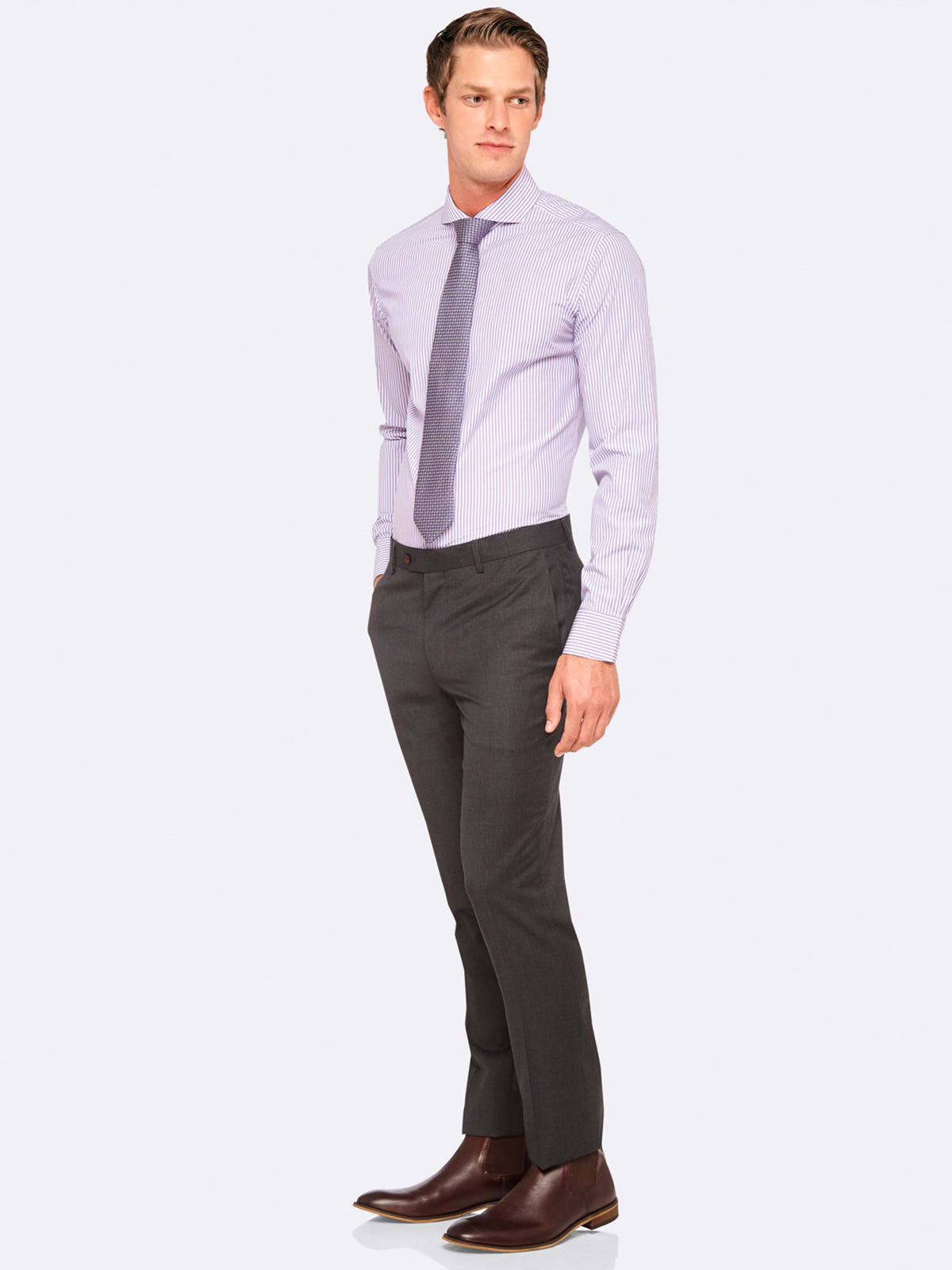 MARLOWE WOOL SUIT TROUSERS