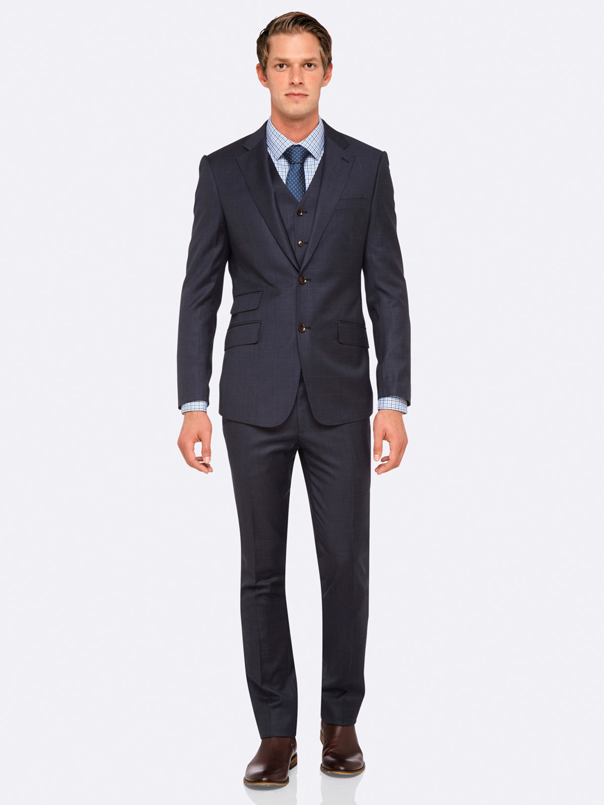 MARLOWE WOOL SUIT TROUSERS