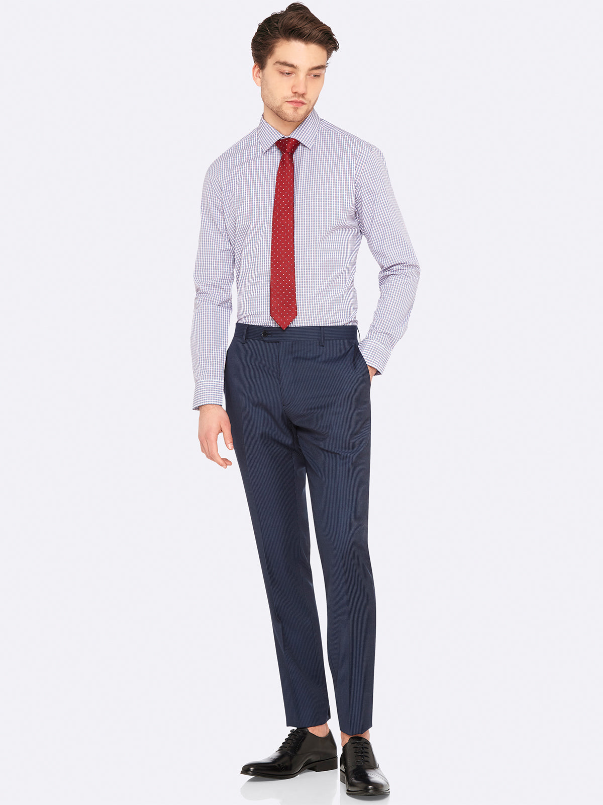 MARLOWE WOOL SUIT TROUSERS