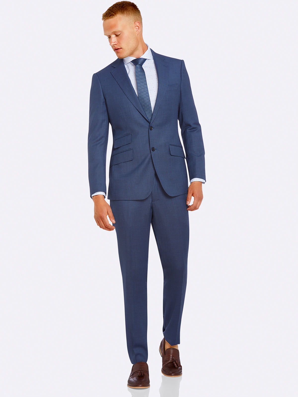 MARLOWE WOOL SUIT TROUSERS