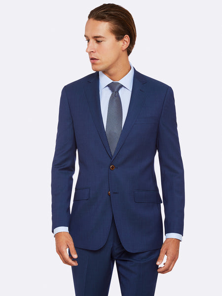 calvin klein postman blue suit