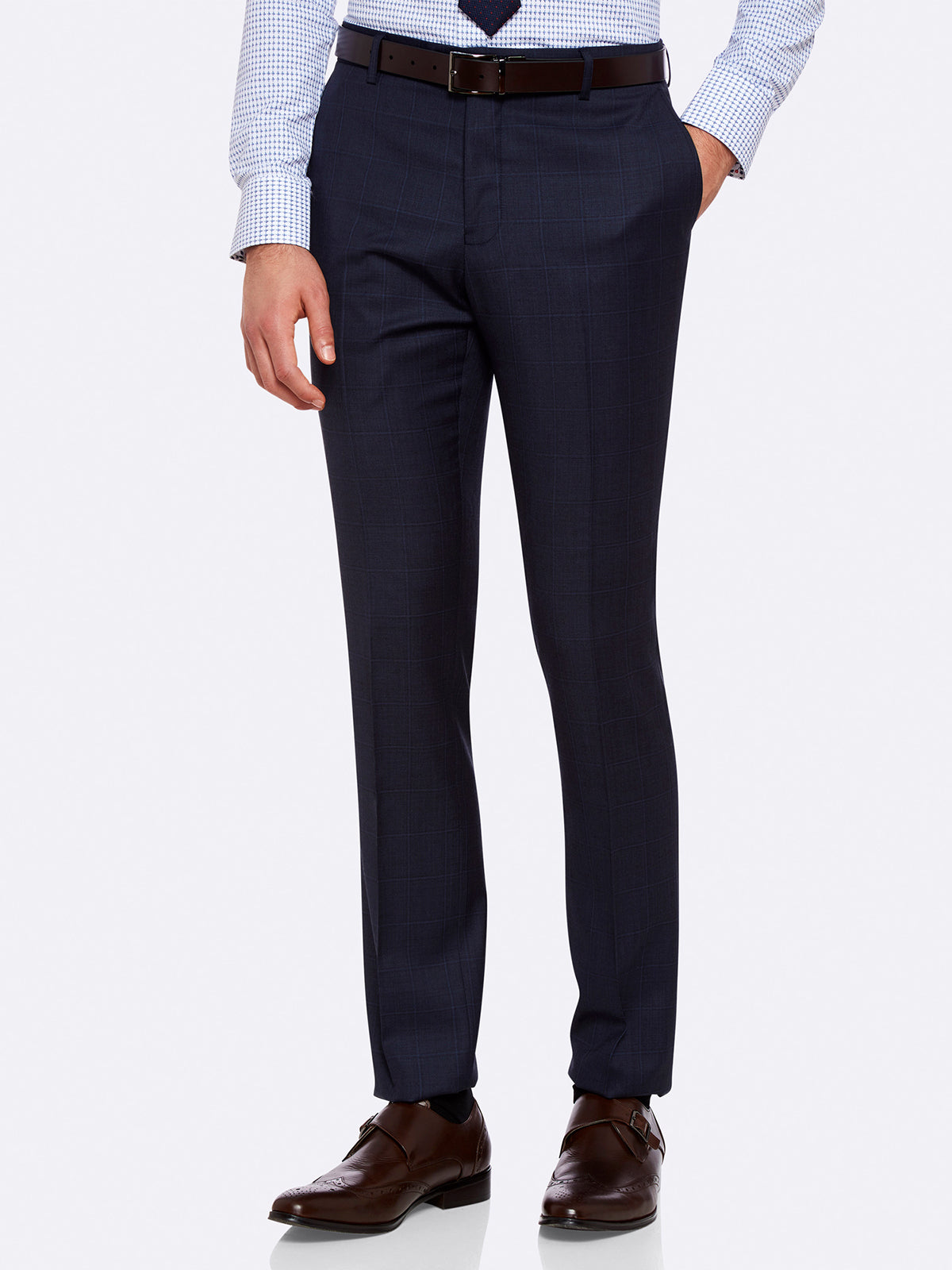 MARLOWE WOOL SUIT TROUSERS